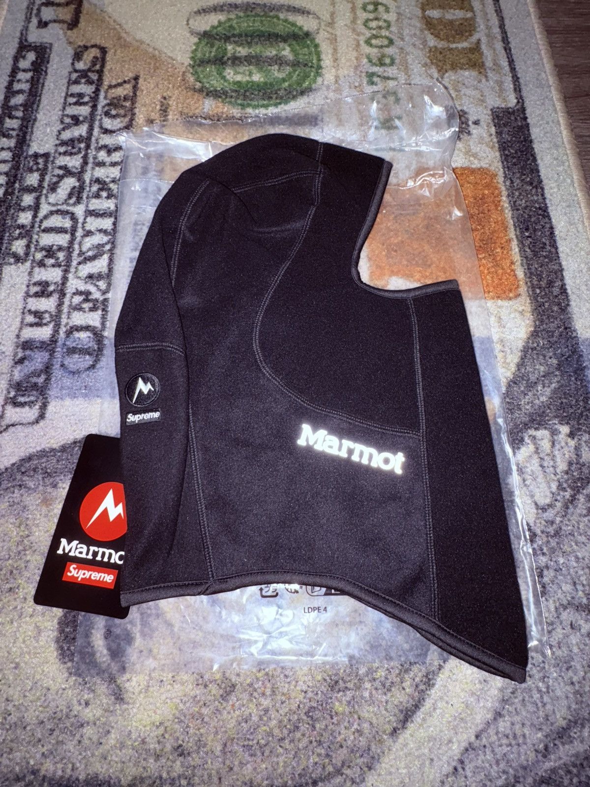 Supreme Supreme Marmot Fleece Balaclava Black Size ONE SIZE - 2 Thumbnail