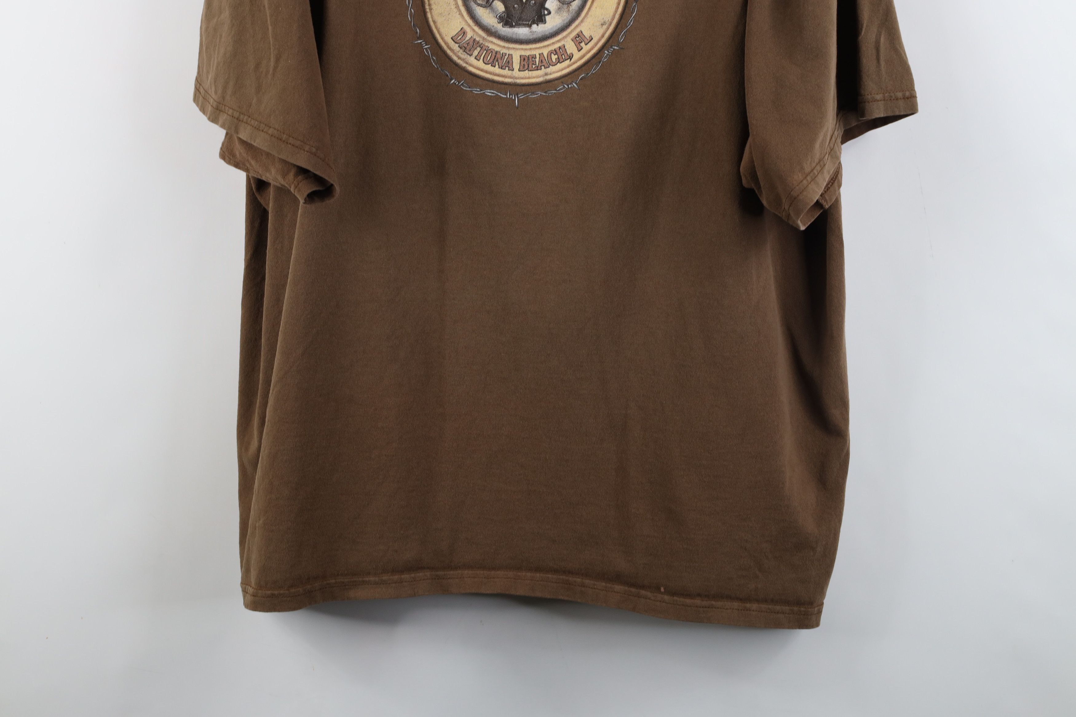 Vintage Vintage Y2K Daytona Bike Week Tribal Barbed Wire T-Shirt Size US XXL / EU 58 / 5 - 3 Thumbnail