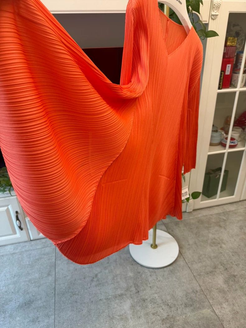 Issey Miyake issey miyake size:3 Orange long sleeves Size XXS / US 00 / IT 34 - 3 Thumbnail
