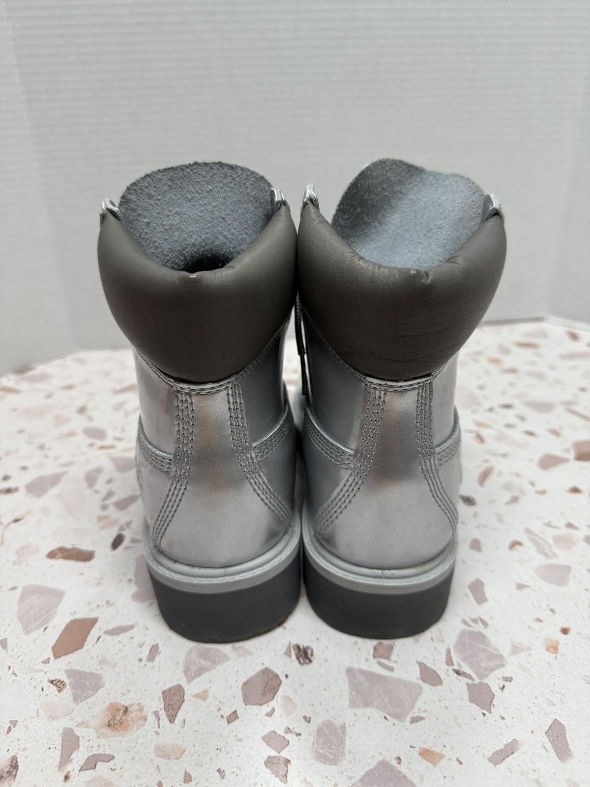 Timberland Veneda Carter x Timberland 6" Silver Boots Size 4 M/ 5.5W Size US 5.5 / IT 35.5 - 5 Thumbnail