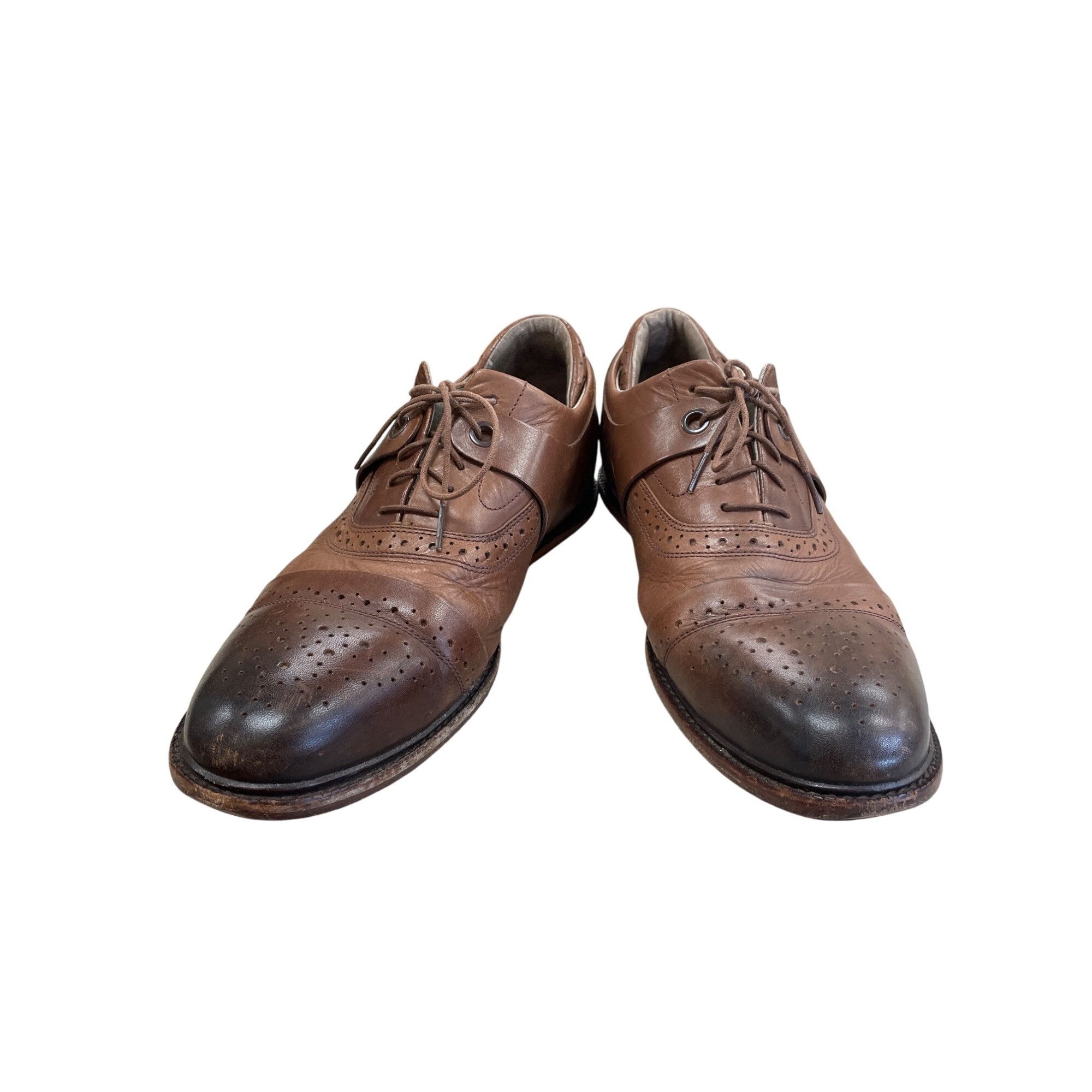 TSUBO Tsubo Mens Brown Leather Cap Toe Oxford Dress Shoes Size 12 Size US 12 / EU 45 - 20 Thumbnail