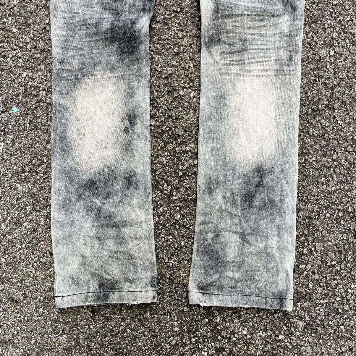 Hysteric Glamour In the Attic Jeans Acid Wash Smoke Distressed Punk Denim Size US 30 / EU 46 - 10 Thumbnail