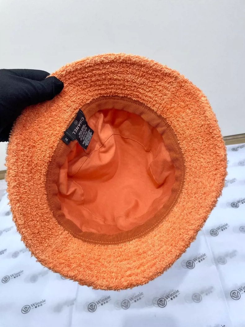Chanel Chanel Filipino orange towel fisherman's hat 2504-Nextarrow Size ONE SIZE - 4 Thumbnail