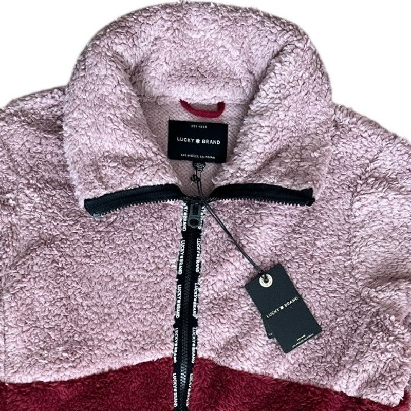 Lucky Brand Lucky Brand Wine/Muave Faux Shearling Jacket, M Size M / US 6-8 / IT 42-44 - 5 Thumbnail