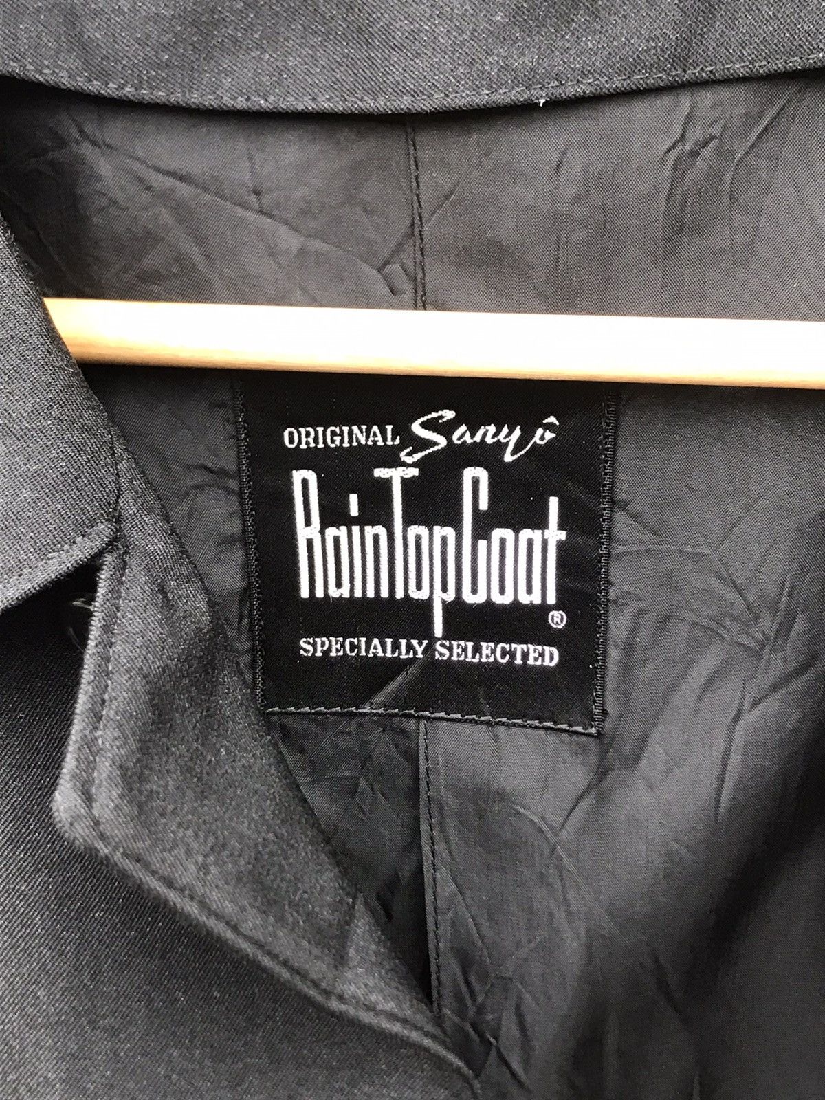 Japanese Brand ⚡️Vintage Sanyo Rain Top Coat Button Long Jacket Size US M / EU 48-50 / 2 - 7 Thumbnail