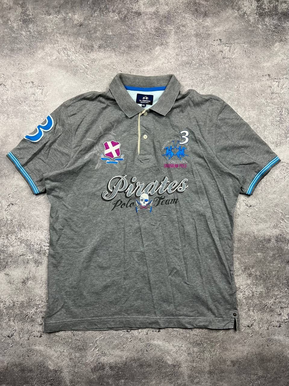 La Martina Vintage Polo La Martina Button Ups Pirates Polo Team Size US XXL / EU 58 / 5 - 1 Thumbnail
