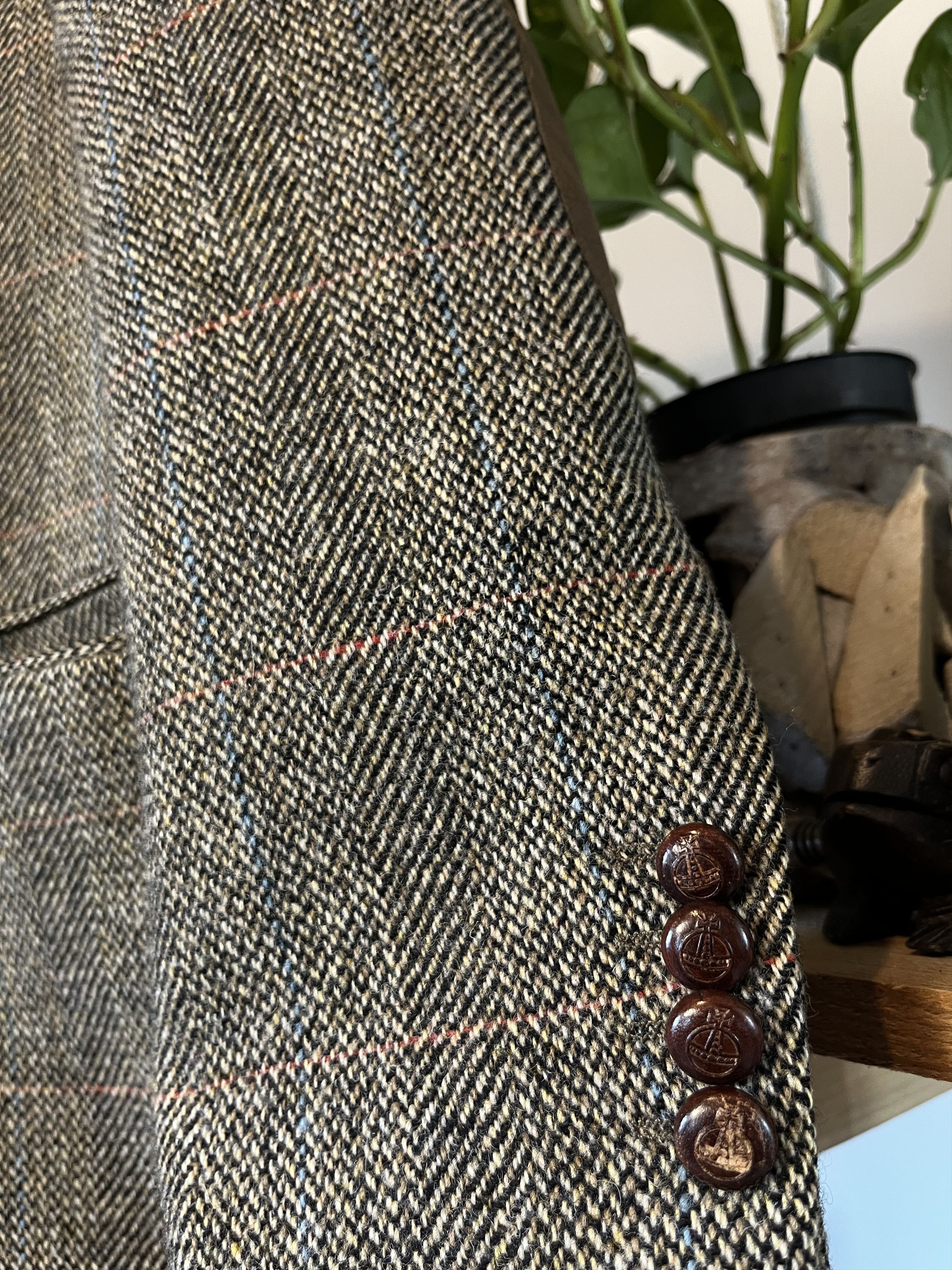 Harris Tweed × Vintage Vintage 90s Harris Tweed x Mario Barutti Wool Jacket Size US M / EU 48-50 / 2 - 6 Thumbnail