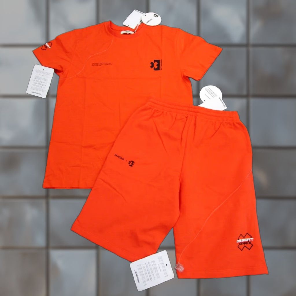 Pangaia Pangaia Mens XXS Shirt Shorts Set Outfit 2 Piece Extreme E Adult Unisex 2XS Size US XXS / EU 40 - 1 Thumbnail
