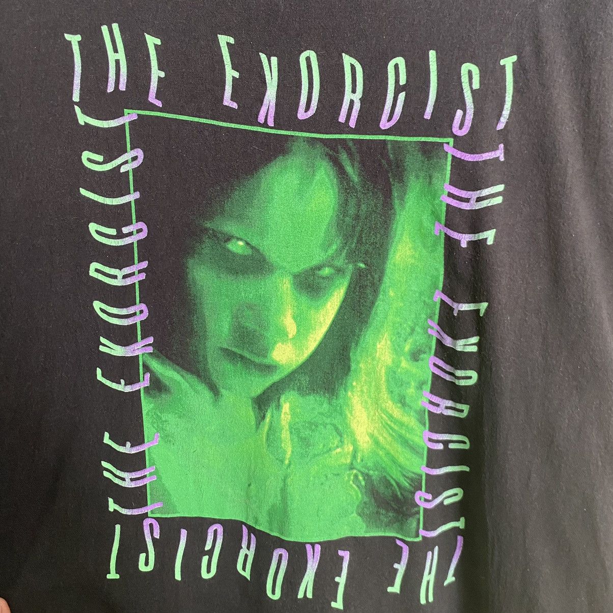 Expert Horror Faded The Exorcist Horror Movie Oversized ERD GRUNGE TEE Size US XXL / EU 58 / 5 - 3 Thumbnail