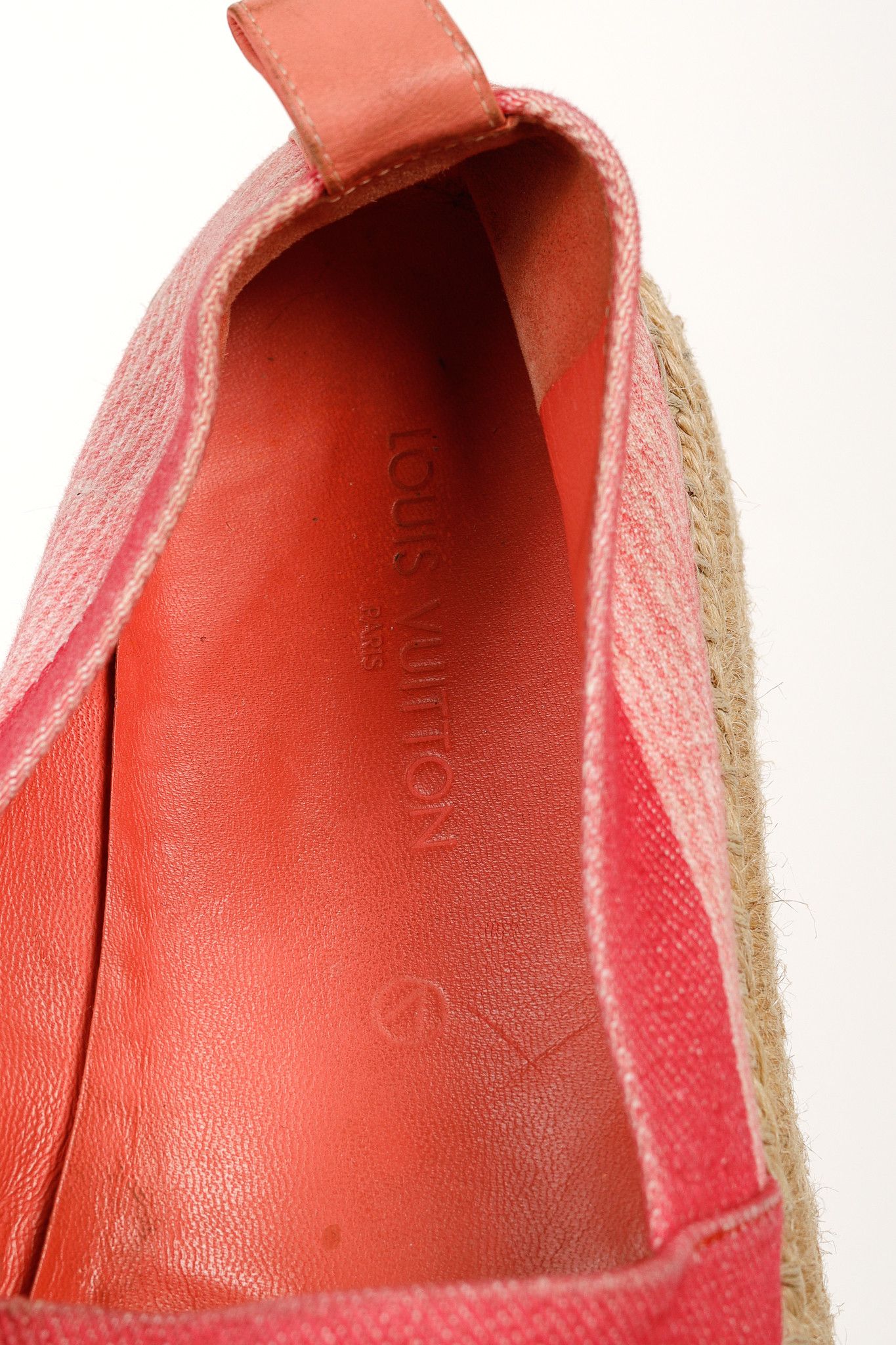 Louis Vuitton Louis Vuitton Pink Shore Embroidered-Logo Espadrilles Size US 7.5 / IT 37.5 - 10 Thumbnail