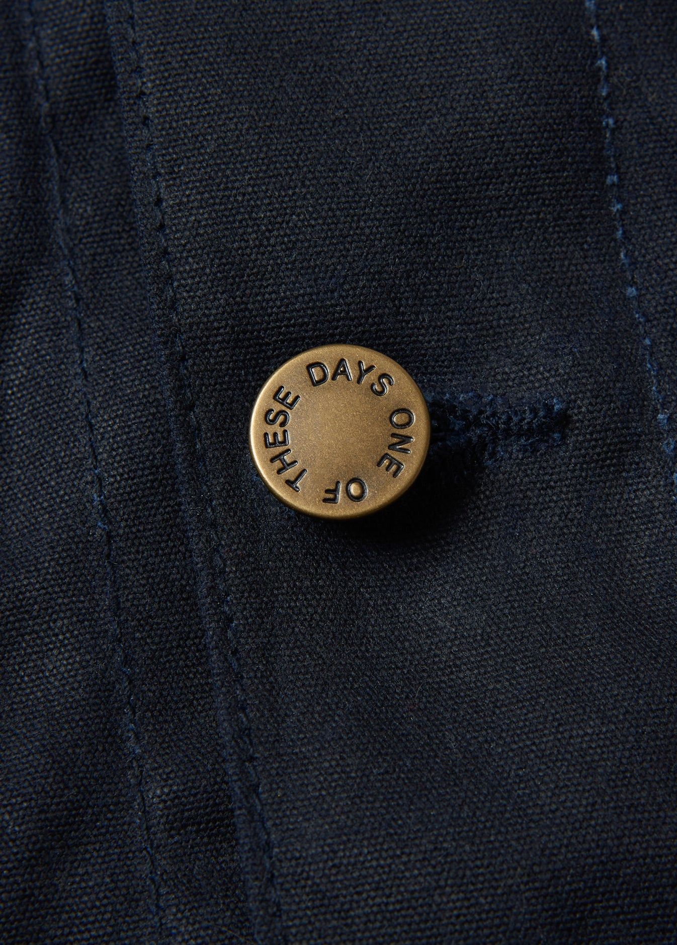 Other One Of These Days Waxed Canvas Trucker Jacket Navy USA Size US S / EU 44-46 / 1 - 5 Thumbnail