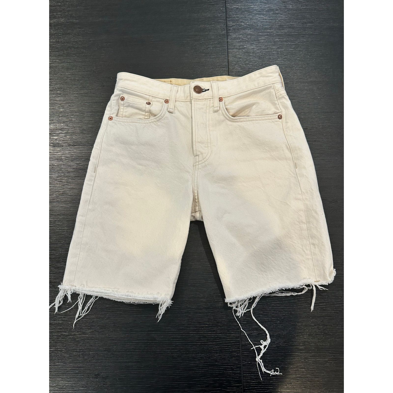 Rag & Bone Rag & Bone Maya High Rise Walking Short Bone White size 25 Size 25" / US 0 / IT 36 - 3 Thumbnail