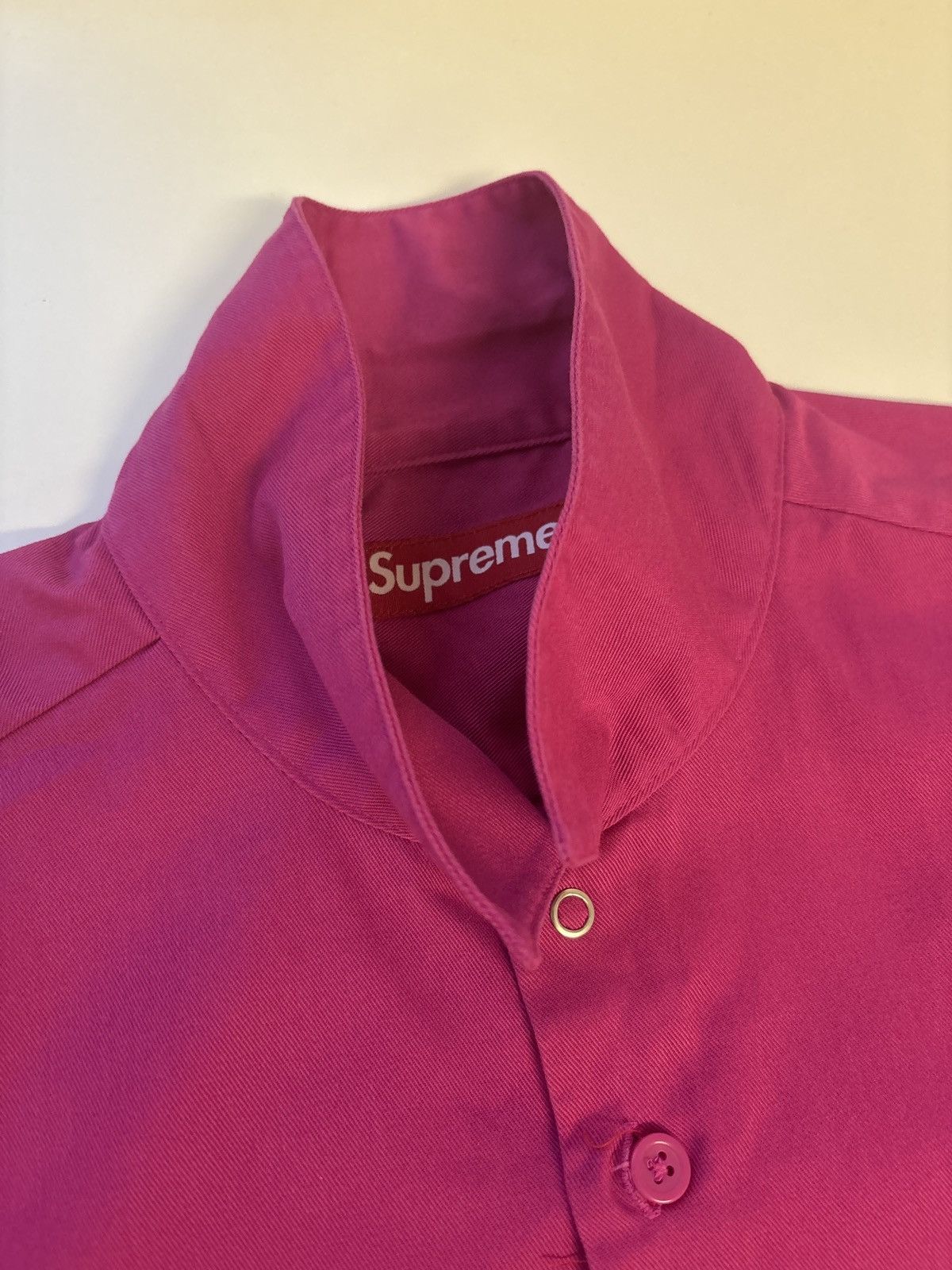 Supreme Supreme Rhinestone Pin-Up Shirt – Pink – Size Large Size US L / EU 52-54 / 3 - 3 Thumbnail