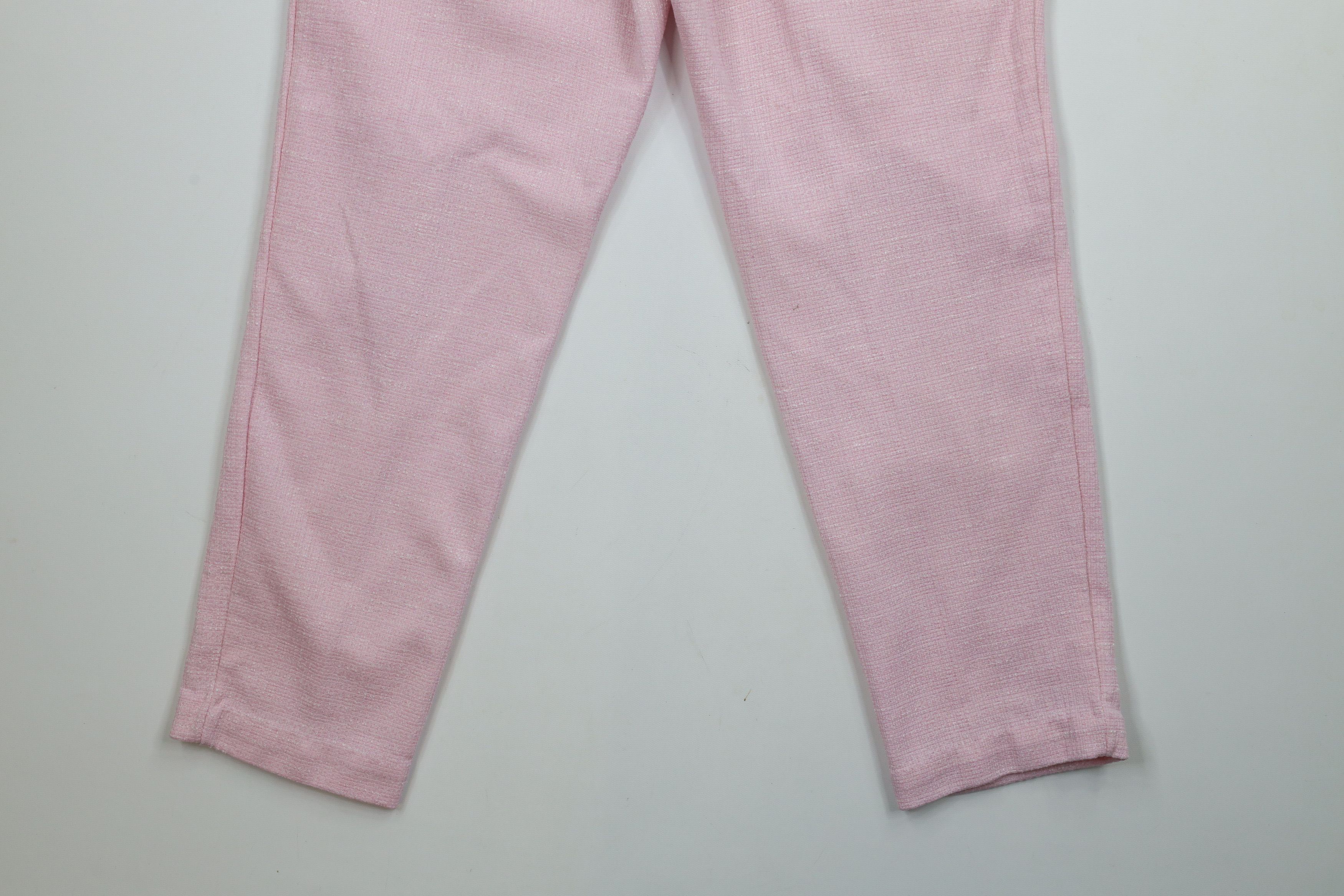 Vintage Vintage 70s Streetwear Silk Blend Knit Tapered Leg Pants USA Size 38" / US 16 / IT 52 - 10 Thumbnail