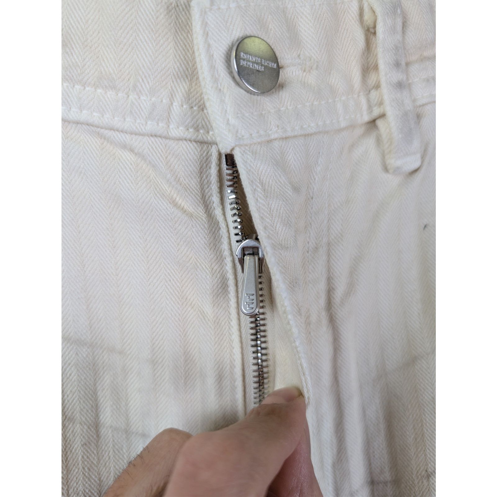 Enfants Riches Deprimes o1rshd1 Double Knee Paint Pants in White Size US 36 / EU 52 - 7 Thumbnail