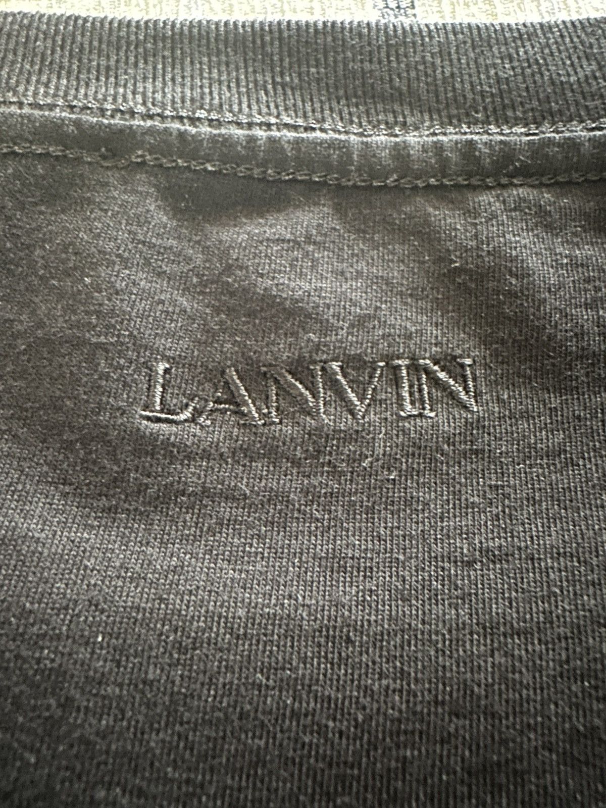 Lanvin Lanvin Contrast Logo-Print T-Shirt Size US M / EU 48-50 / 2 - 7 Thumbnail