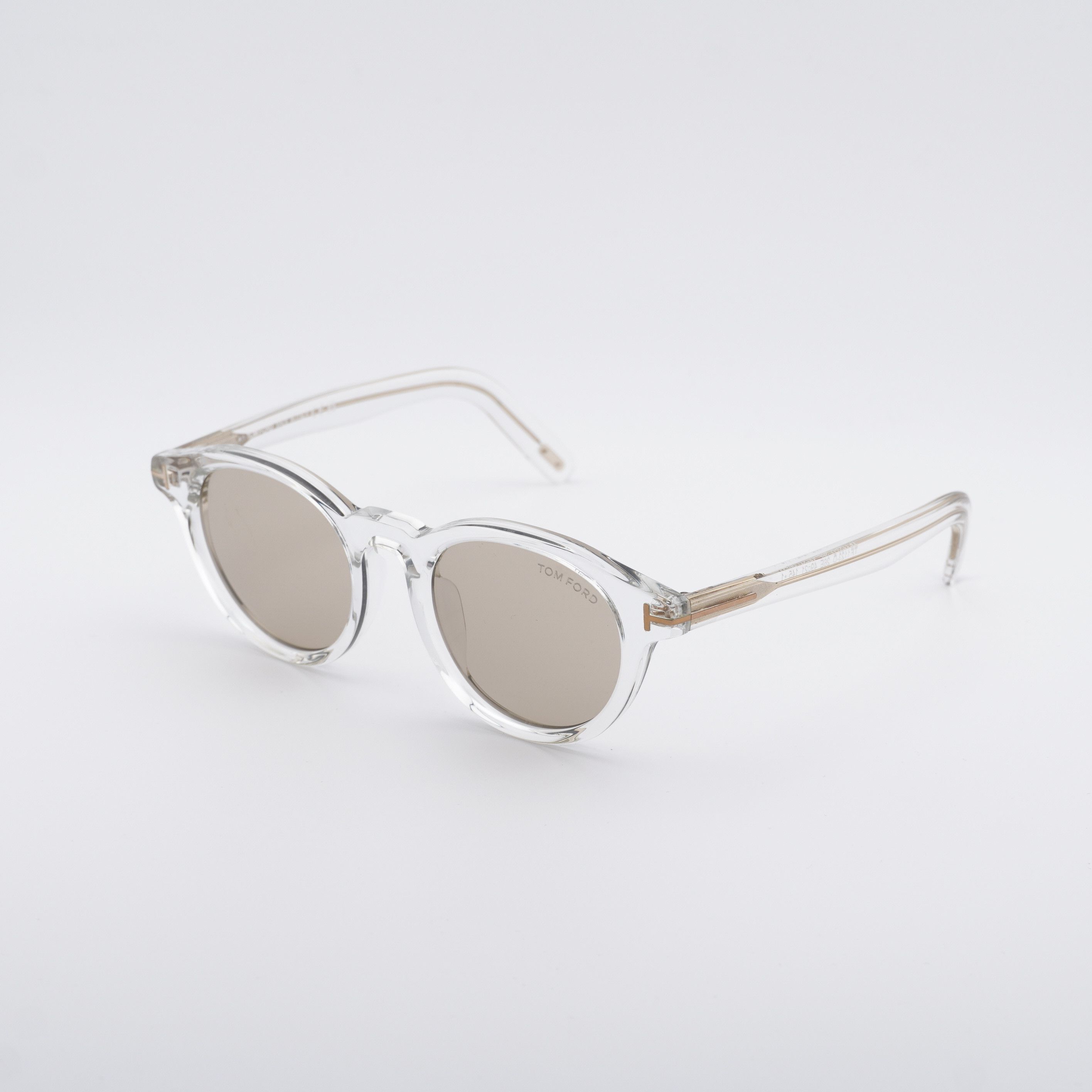Tom Ford Tom Ford FT1123-D 26E Sunglasses Crystal Round Frame Size ONE SIZE - 1 Thumbnail