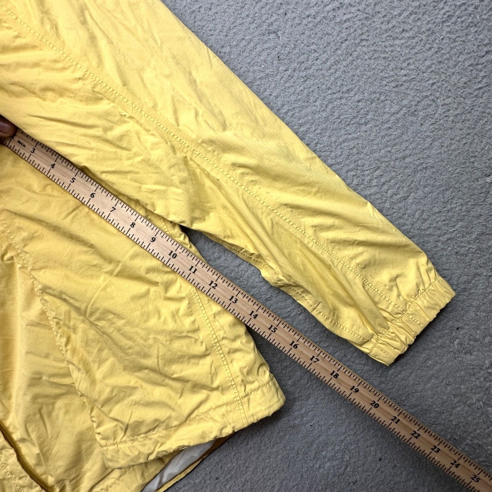 The North Face The North Face Hyvent Windbreaker Jacket Womens XL Yellow Hooded Full Zip Nylon Size XL / US 12-14 / IT 48-50 - 6 Thumbnail