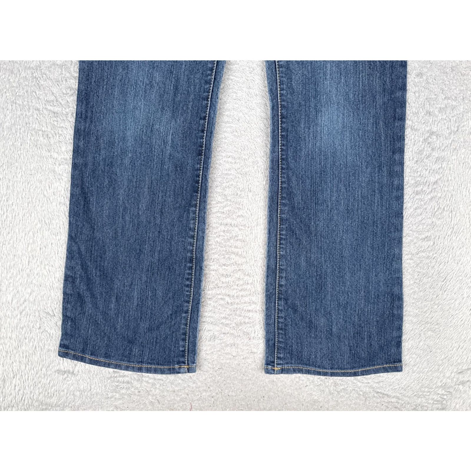 Faded Glory Faded Glory Jeans Womens 8 Bootcut 28x31 Blue Medium Wash Mid Rise Stretch 5-Pocket Denim Shirt? Size 30" / US 8 / IT 44 - 2 Thumbnail