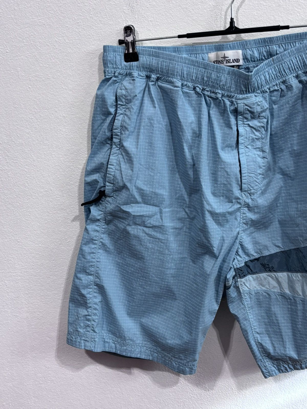 Stone Island Stone Island Nylon Metal Aqua Short Size US 34 / EU 50 - 2 Thumbnail