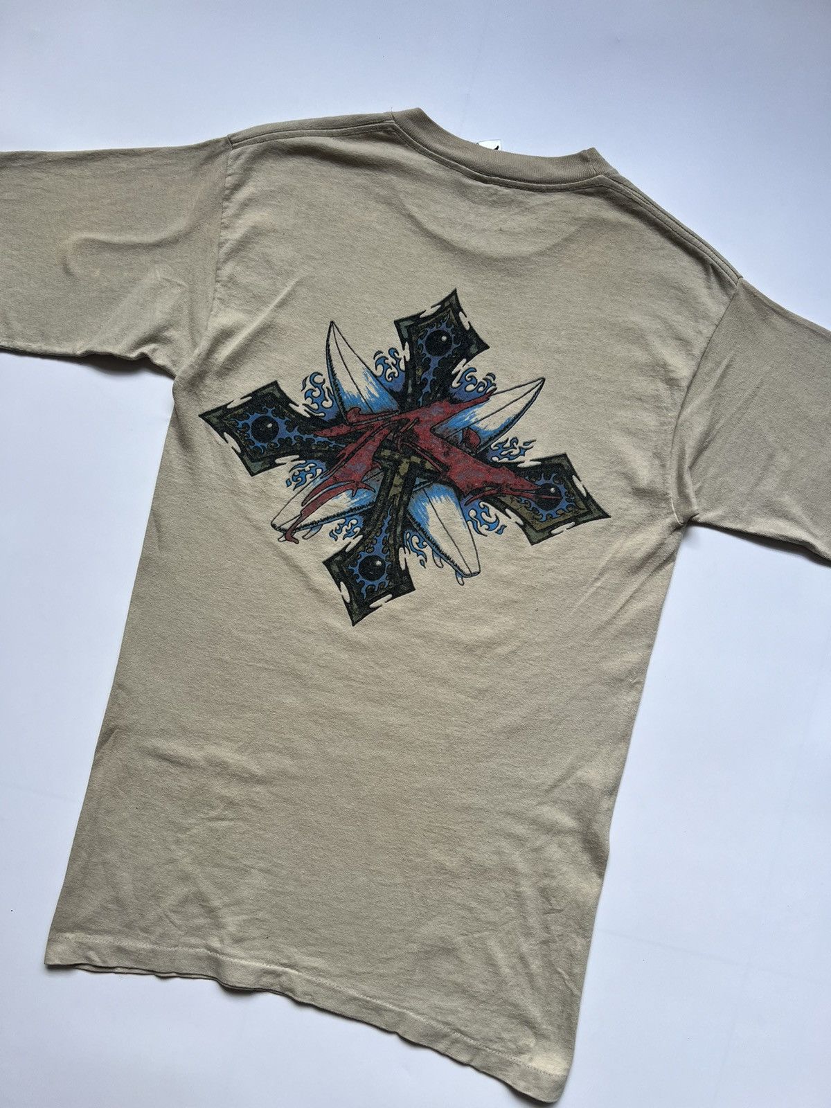Rusty 1990s Rusty Surfing Cross Tees Size US S / EU 44-46 / 1 - 7 Thumbnail