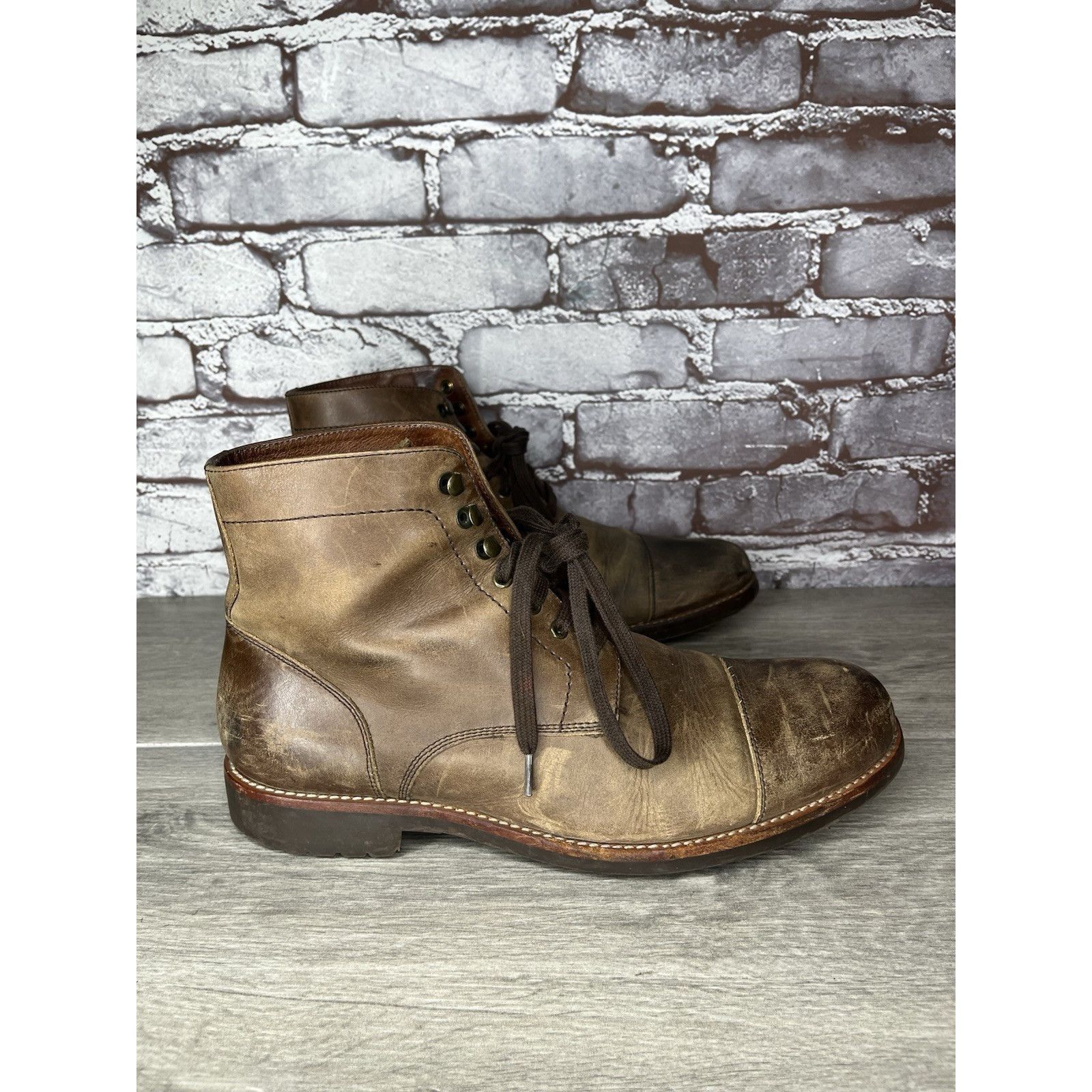 Warfield & Grand Warfield And Grand Mesa Brown Leather Lace Up Chukka Boots M Size US 8.5 / EU 41-42 - 1 Thumbnail