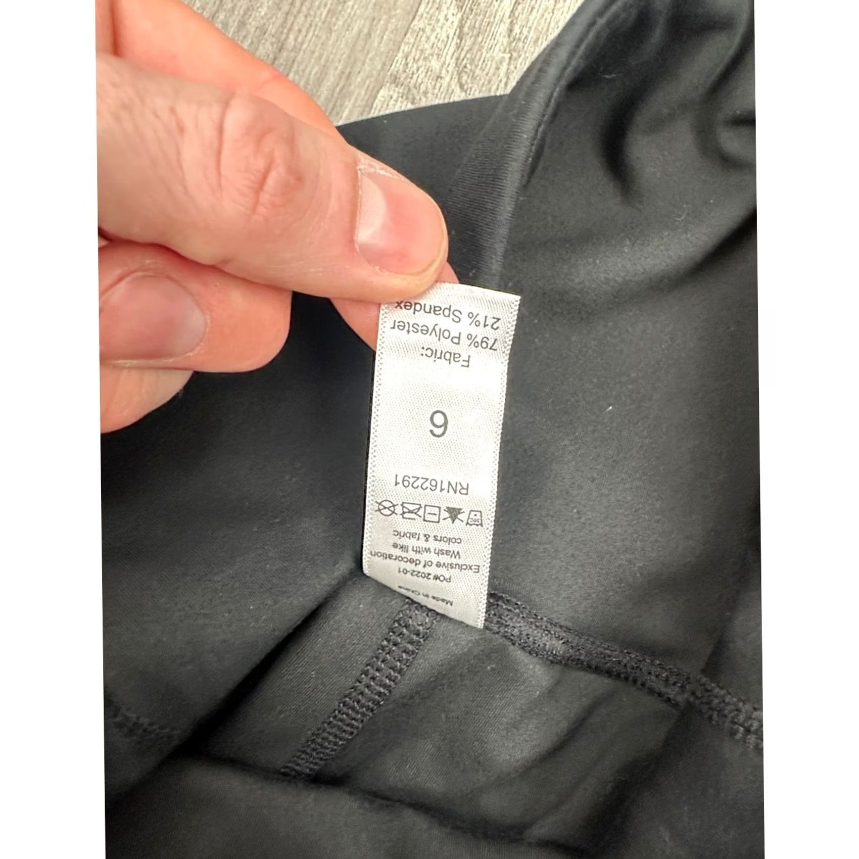 Vintage Sweetflexx High Rise Pockets Full Length Resistance Leggings Black Womens 6 Regular Slim Compression - - NA Size 28" / US 6 / IT 42 - 7 Thumbnail