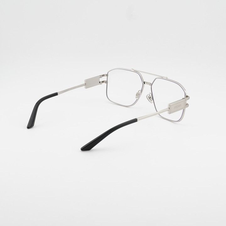 Versace Versace VE1302 1000 Eyeglasses Silver 59mm Aviator Frame Size ONE SIZE - 4 Thumbnail