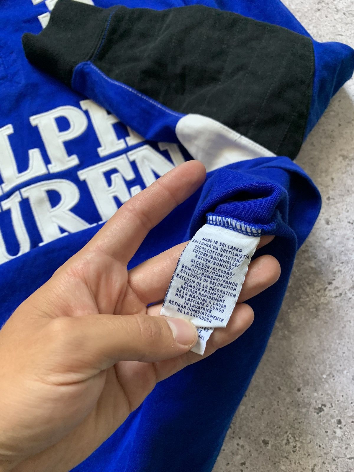 Polo Ralph Lauren × RRL Ralph Lauren × Vintage VINTAGE RALPH LAUREN #3 BIG LOGO L/S RUGBY POLO T-SHIRT Size US L / EU 52-54 / 3 - 7 Thumbnail
