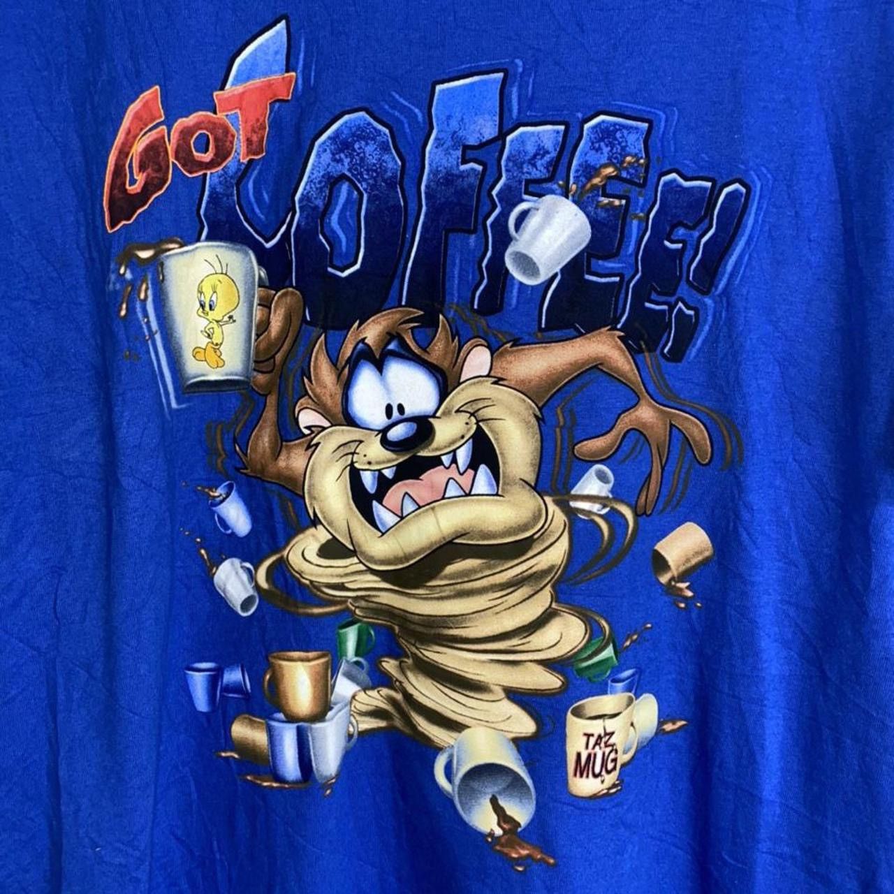 Vintage Tasmanian Devil Taz Looney Tunes Warner Brothers Warner Bros Size US XL / EU 56 / 4 - 1 Thumbnail