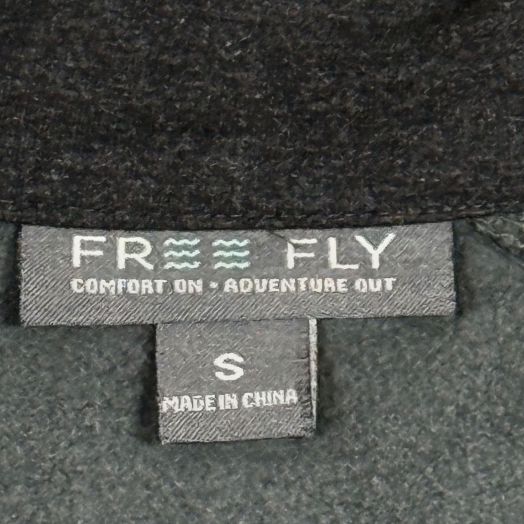 Vintage Free Fly Mens Small Gray Half Zip LS Performance Outdoor Bamboo Top Size US S / EU 44-46 / 1 - 5 Thumbnail