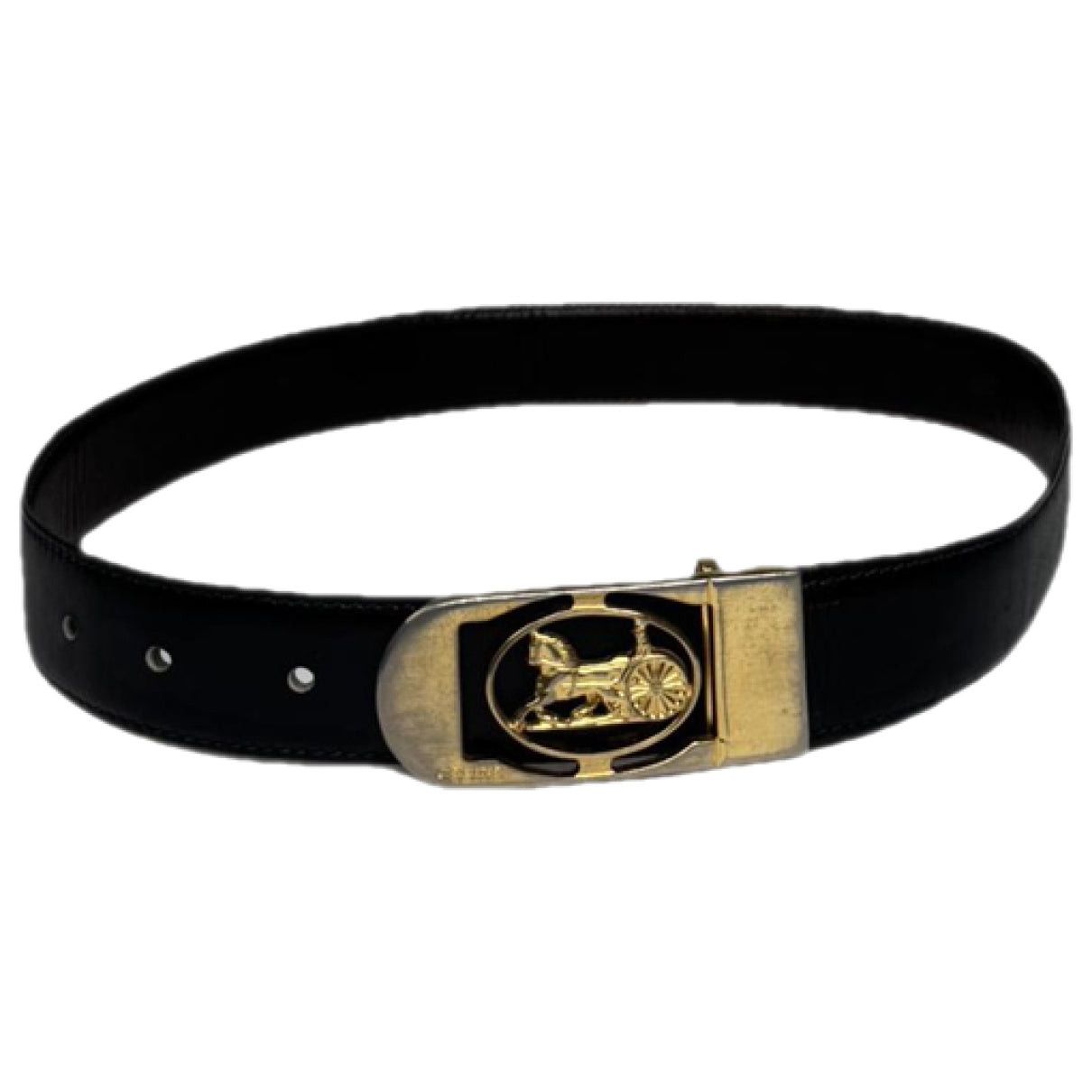 Celine Black Leather Belt Size ONE SIZE - 1 Thumbnail