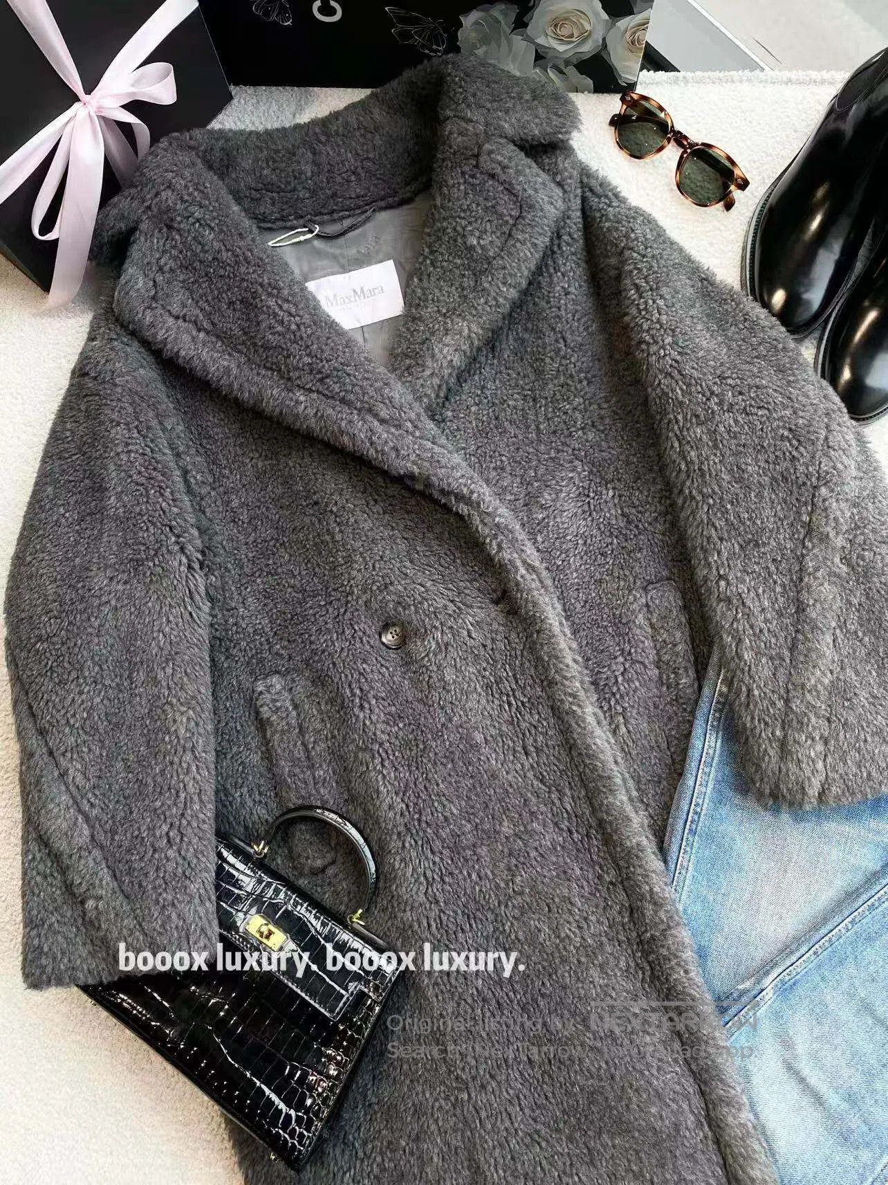 Max Mara Max Mara Teddy Teddy Bear Long Lapel| Size XS / US 0-2 / IT 36-38 - 1 Thumbnail