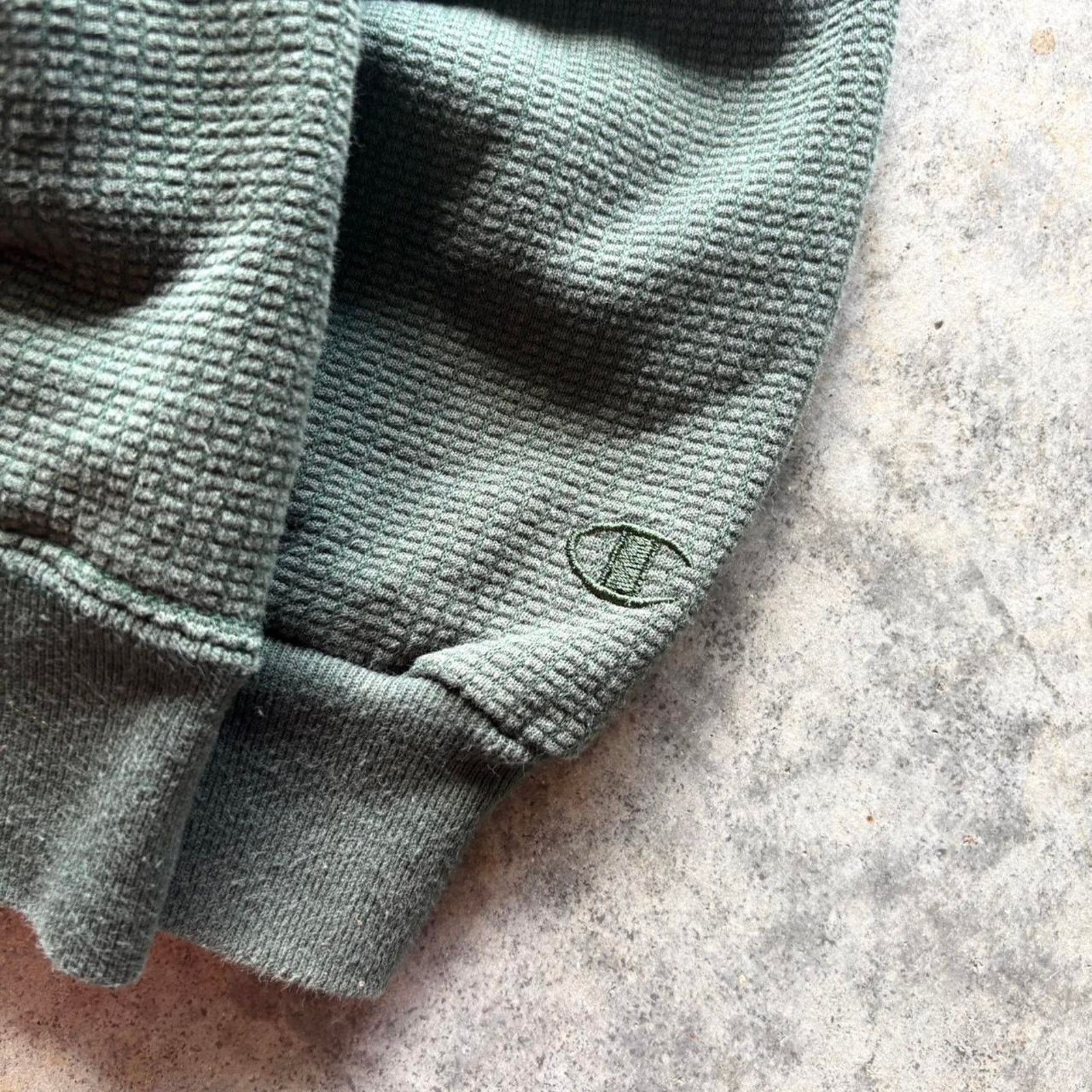 Vintage 90s Champion Reverse Weave Waffle Knit Sweatshirt