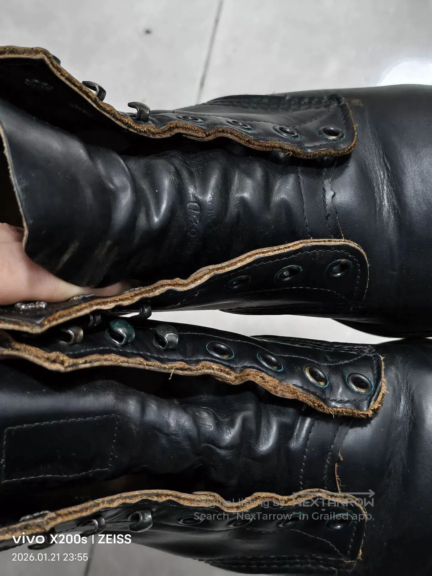 Red Wing Redwing 2243 Black Leather Boots. Size US 8.5 / EU 41-42 - 5 Thumbnail