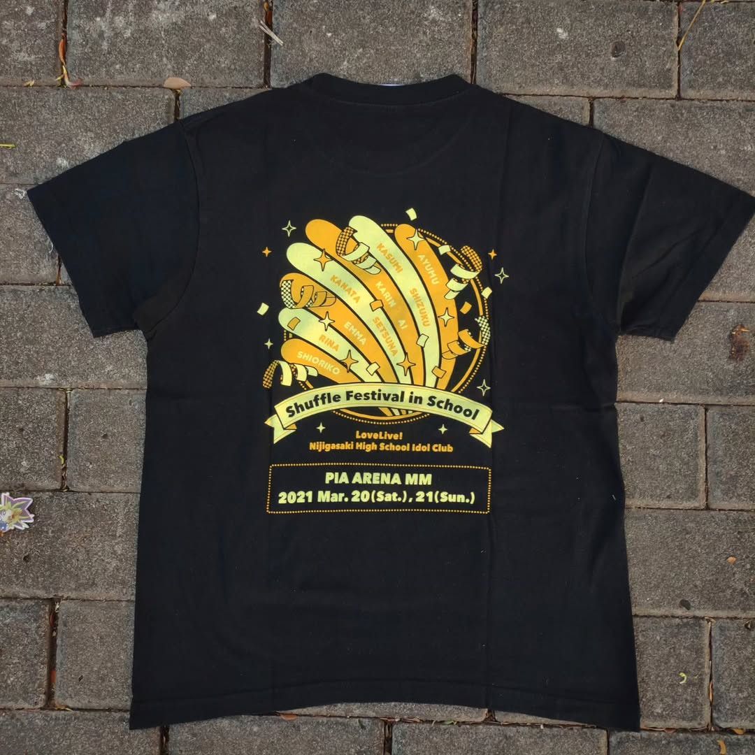 Anime Love Live Nijigasaki Shuffle Festival 2021 Tee Size US S / EU 44-46 / 1 - 1 Thumbnail