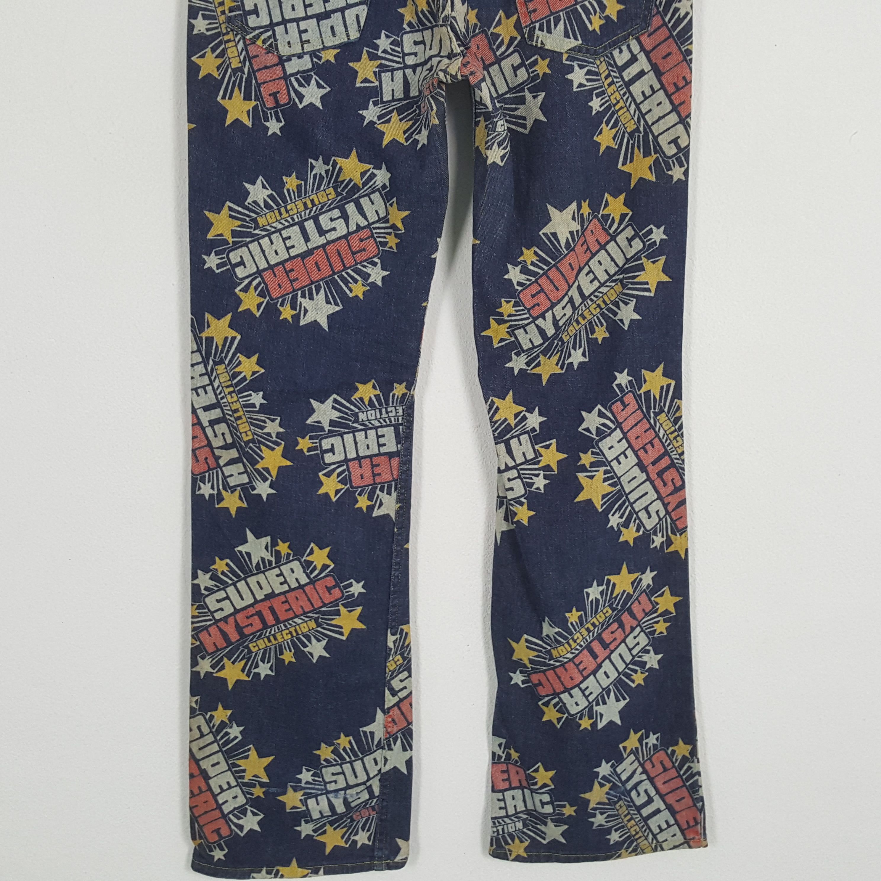 Hysteric Glamour HYSTERIC GLAMOUR Fashion Style Fullprint Design Jeans Size US 29 - 6 Thumbnail