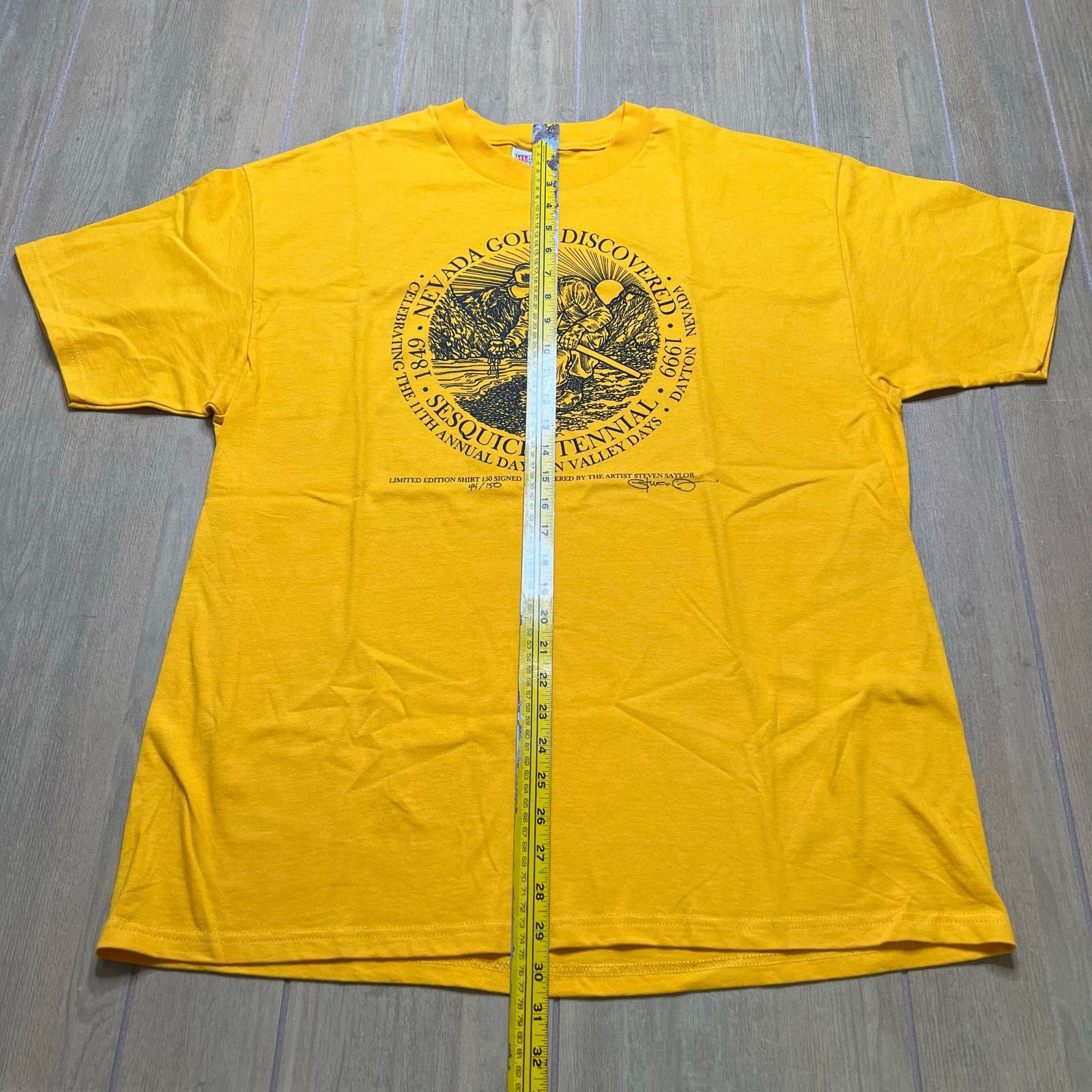 Hanes 1999 Nevada Gold Discovery Dayton T Shirt XL Limited 44/150 Size US XL / EU 56 / 4 - 6 Thumbnail