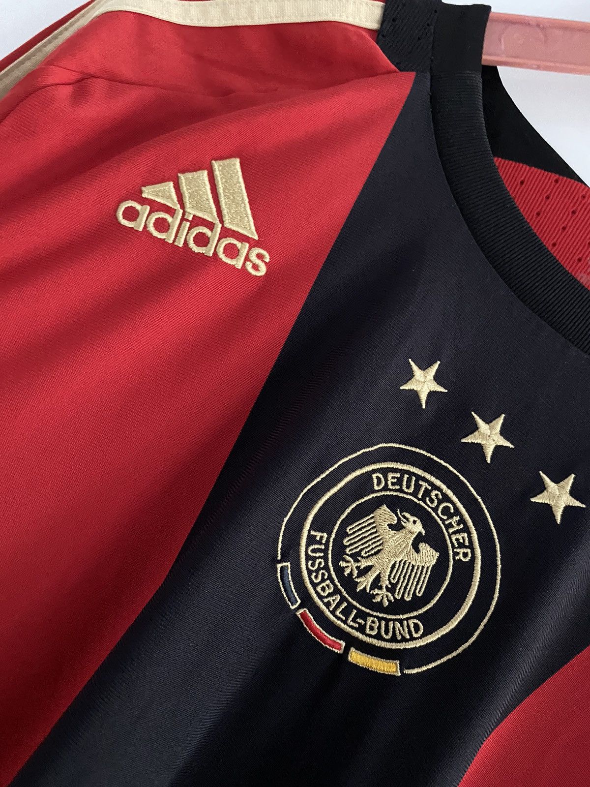 Adidas T-Shirt Adidas Deutscher 07/08 Jersey,Blockcore Size US L / EU 52-54 / 3 - 6 Thumbnail