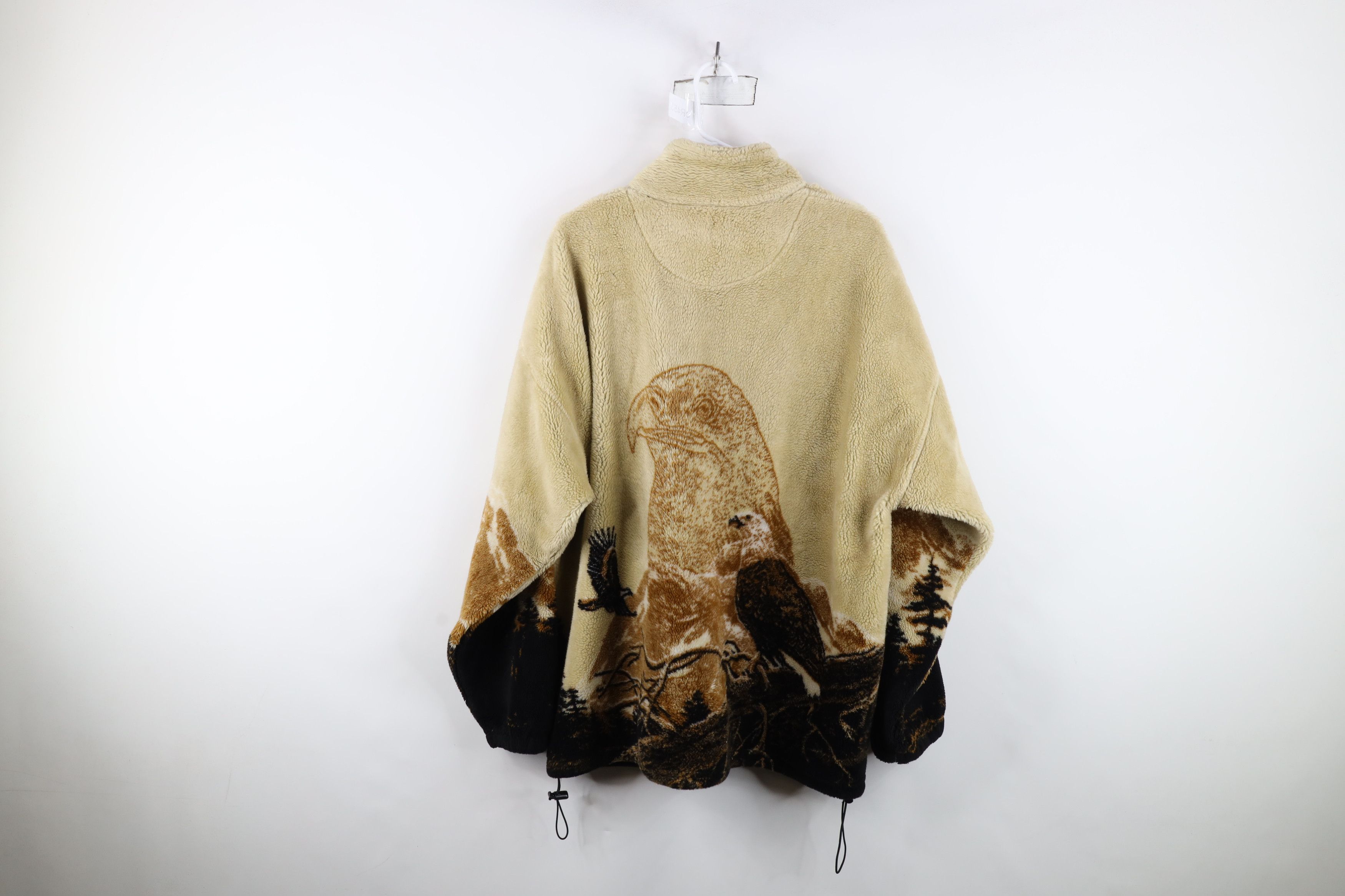 Vintage Vintage 90s Streetwear All Over Print Fleece Jacket USA Size US XL / EU 56 / 4 - 16 Thumbnail