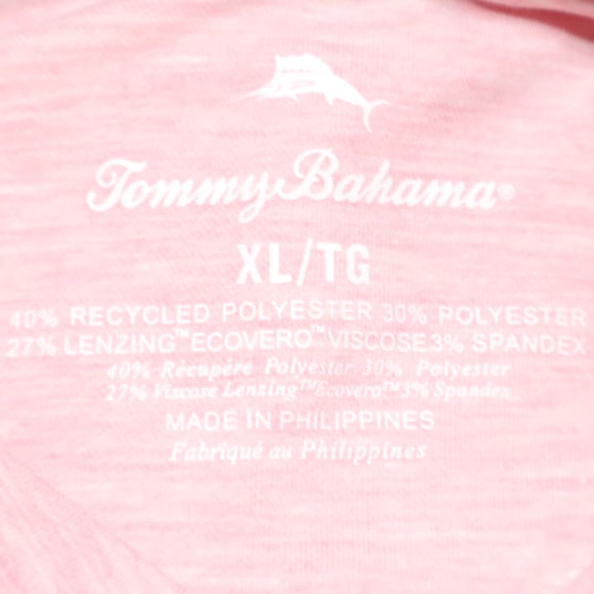 Tommy Bahama Tommy Bahama Polo Shirt Coasta Vera Stretch Heather Pink XL Men Size US XL / EU 56 / 4 - 5 Thumbnail