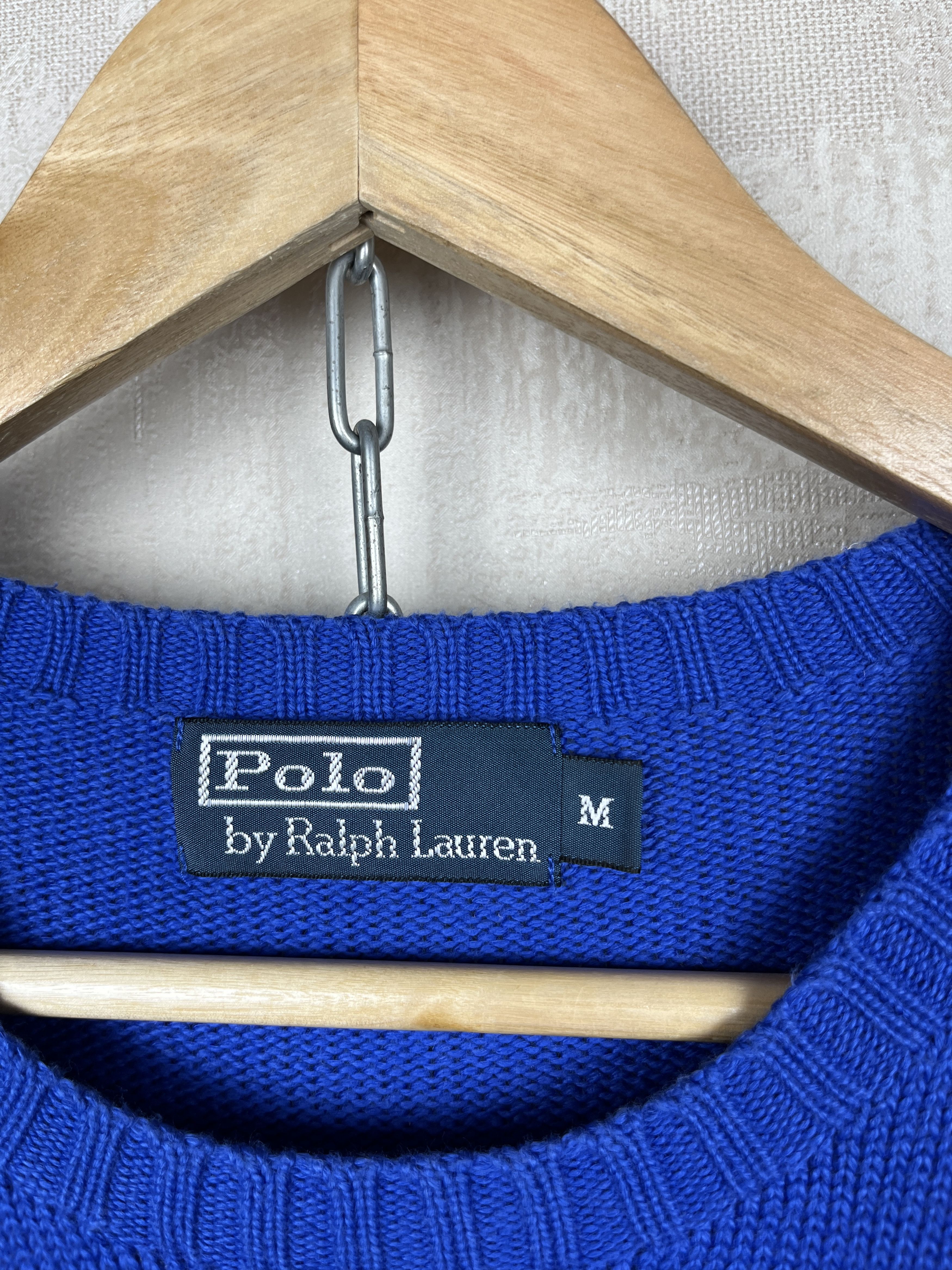 Polo Ralph Lauren × Ralph Lauren × Vintage Vintage Polo by Ralph Lauren Crew Neck Cotton Sweater Size US M / EU 48-50 / 2 - 4 Thumbnail