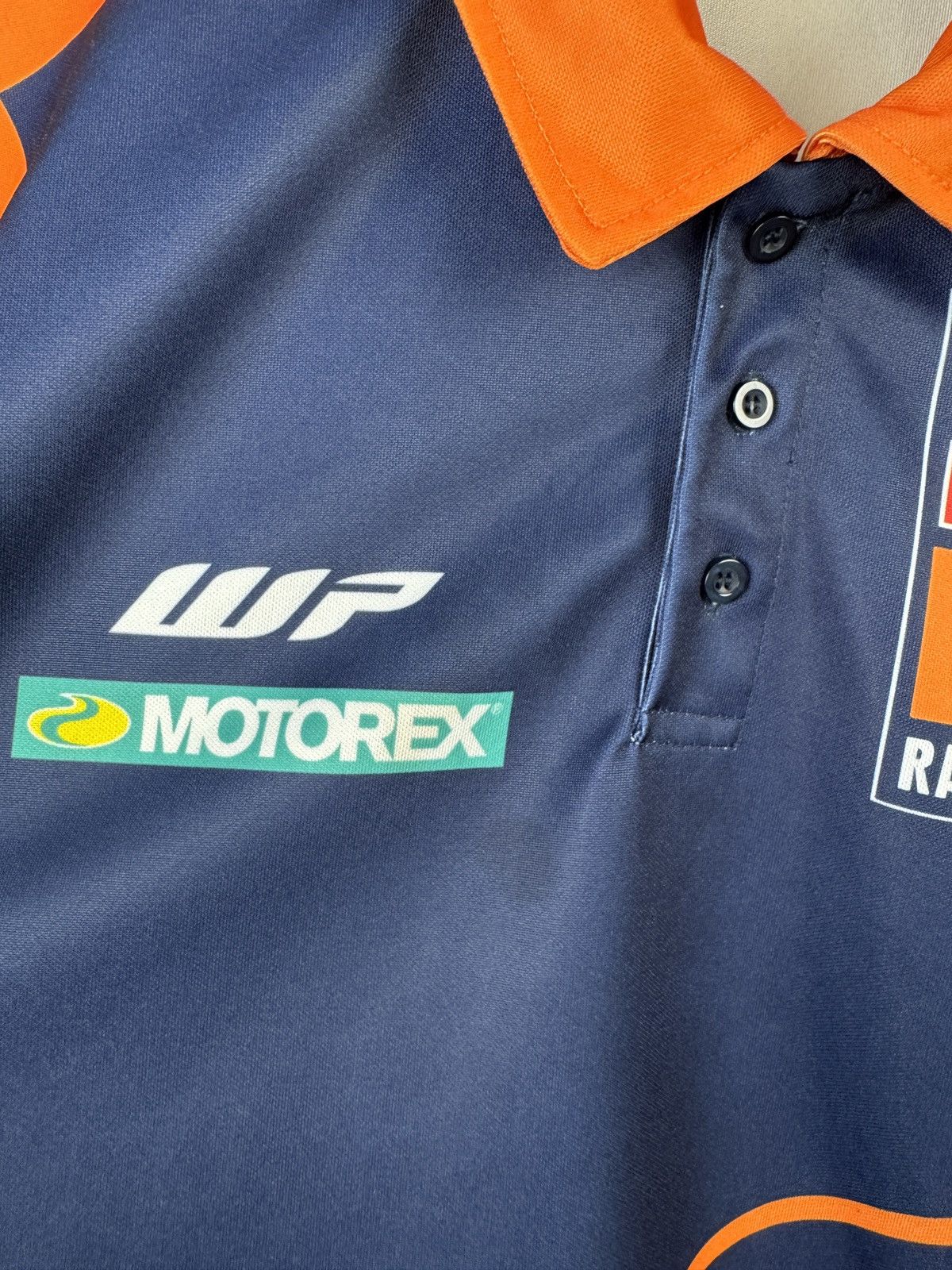 Formula 1 Red Bull KTM Racing Team Polo Shirt Navy Orange Motorex WP Size US L / EU 52-54 / 3 - 9 Thumbnail