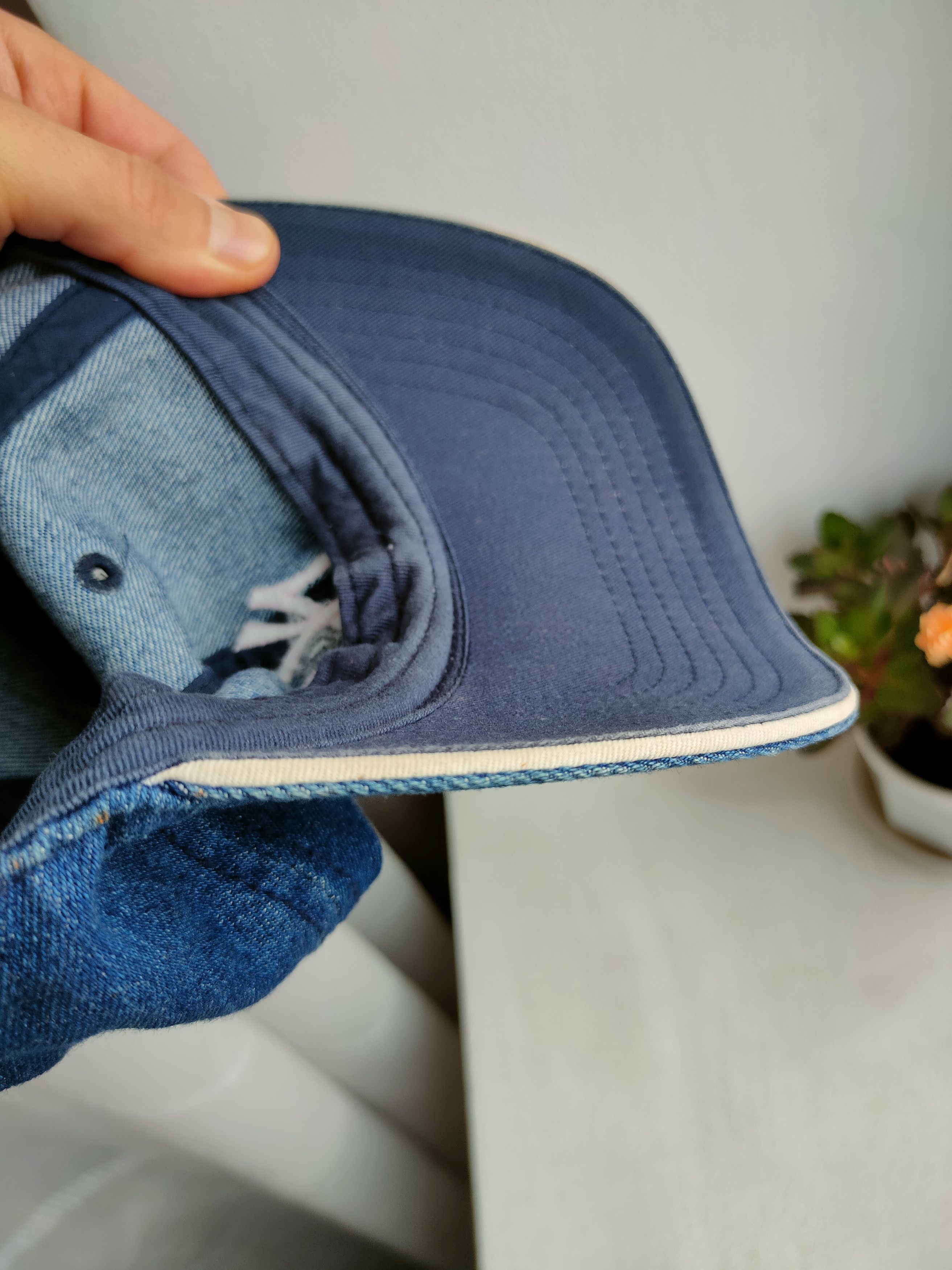 MLB × Twins Enterprise Inc. Vintage NY Yankees MLB Denim with Pink Logo Cap Unisex Size ONE SIZE - 9 Thumbnail