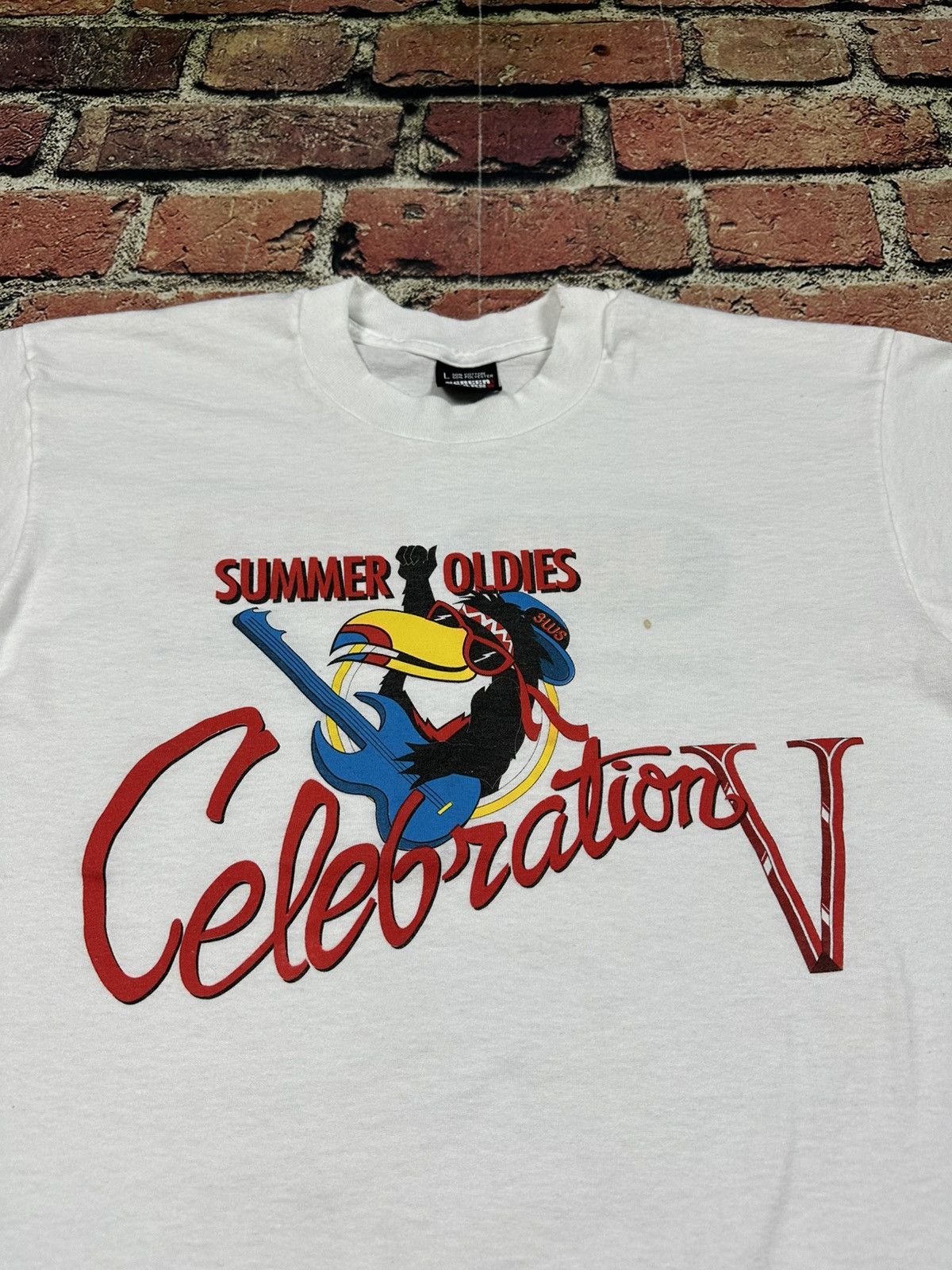 Other Vintage 1992 Summer Oldies Three Rivers Tee 3WS 94.5 Radio Size US L / EU 52-54 / 3 - 3 Thumbnail