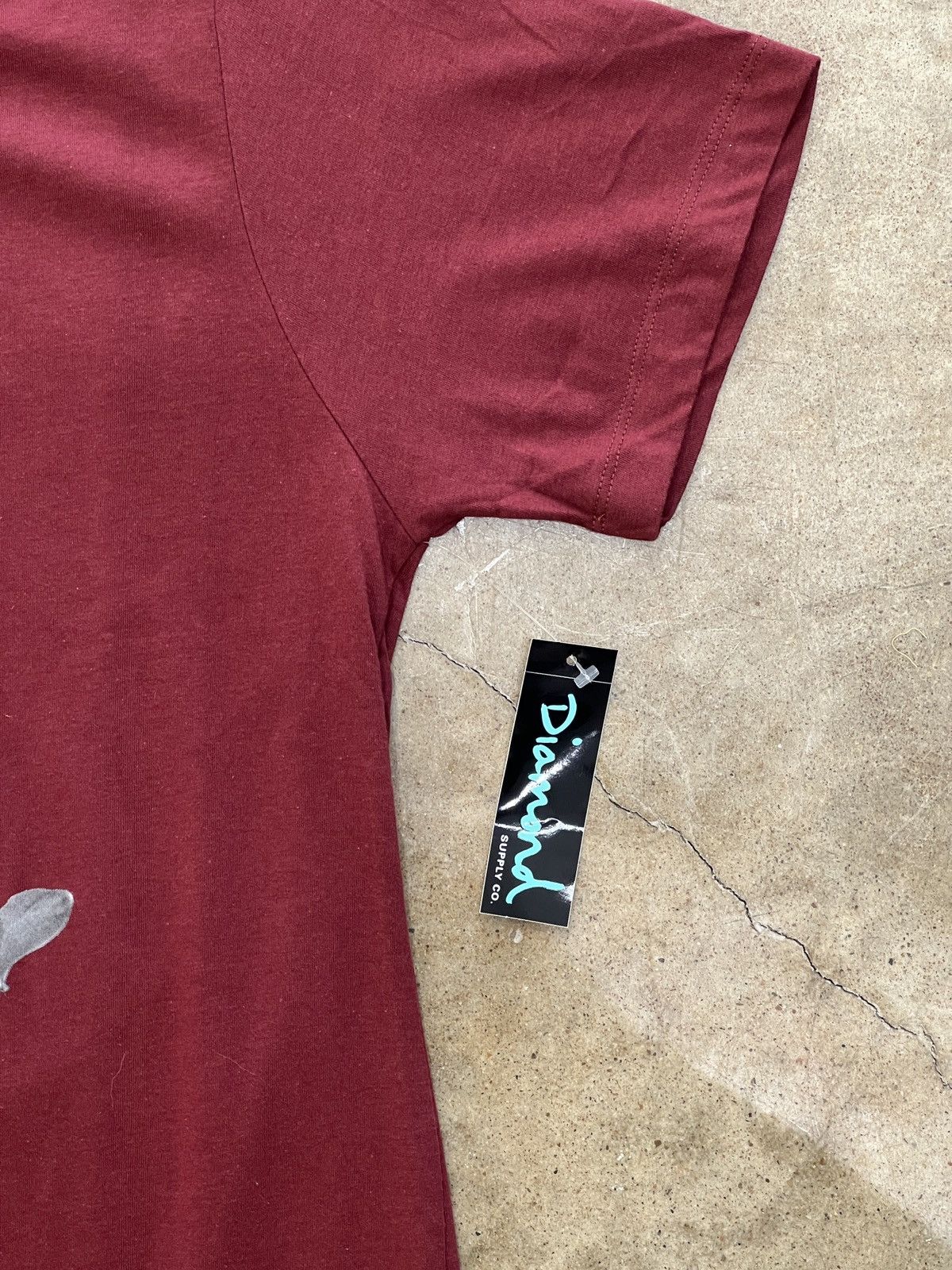 Diamond Supply Co. Diamond Supply Petal BF Tee Burgundy Medium Size M / US 6-8 / IT 42-44 - 5 Thumbnail