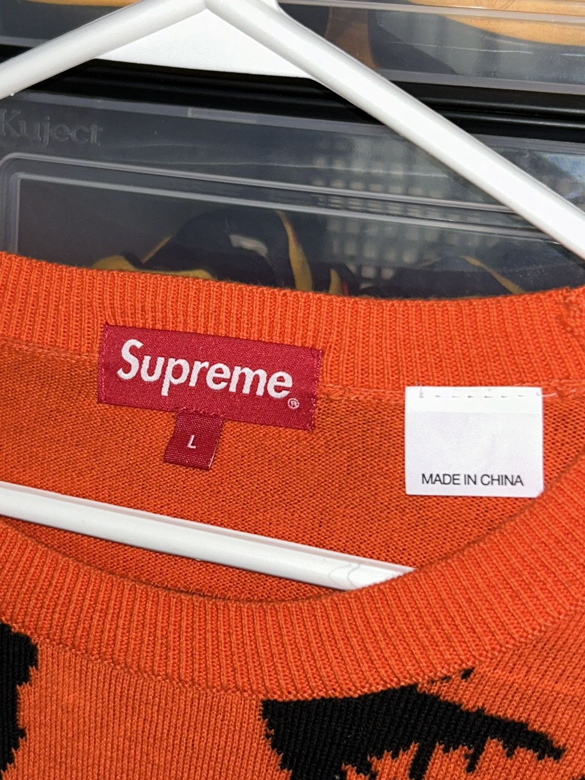 Supreme Supreme Big Cats Jacquard L/S Top SS23 size Large NEW Size US L / EU 52-54 / 3 - 3 Thumbnail