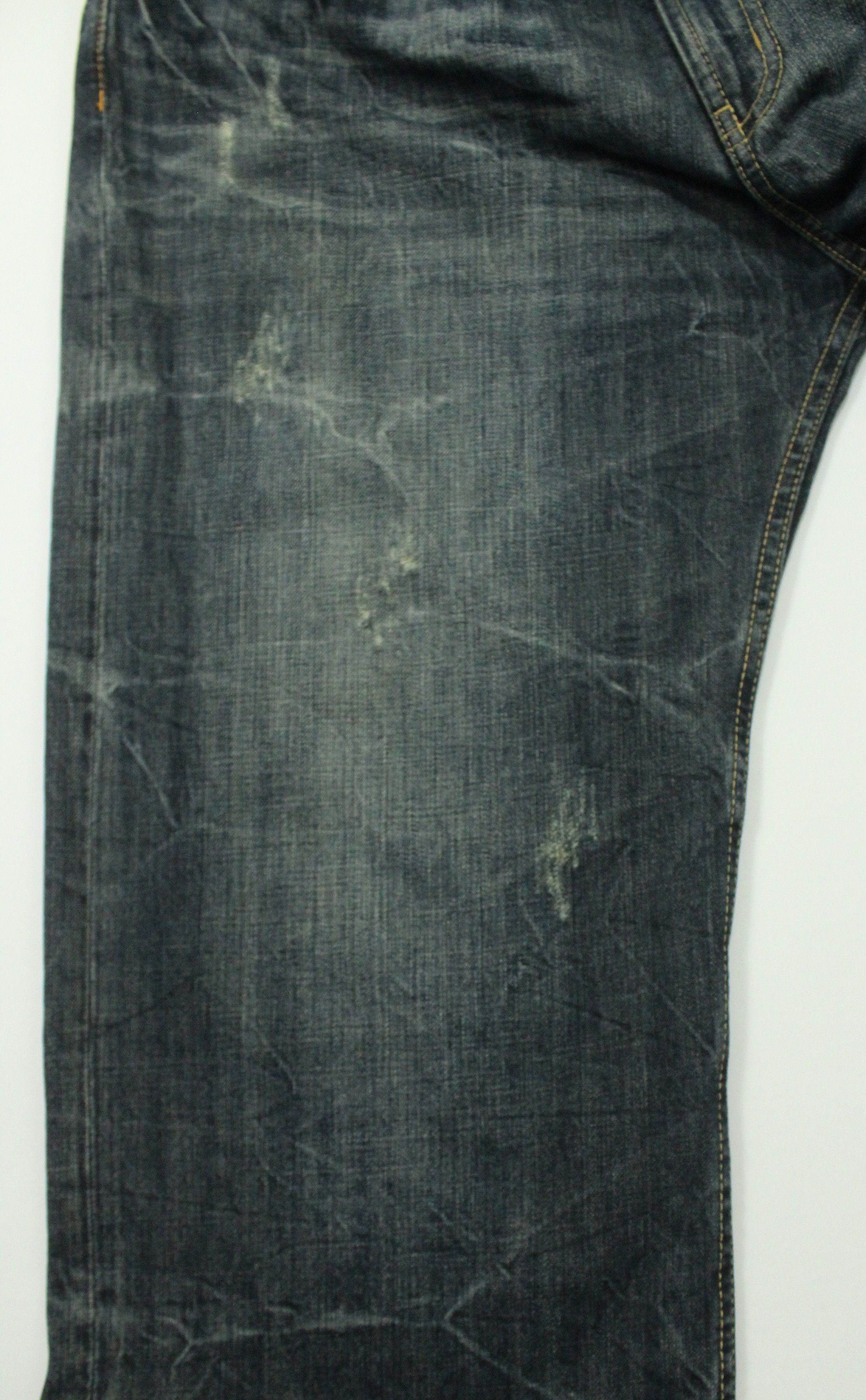 Christian Audigier × Ed Hardy × Von Dutch Embroidered Skull ORIRIN Distressed Denim Size US 36 / EU 52 - 15 Thumbnail