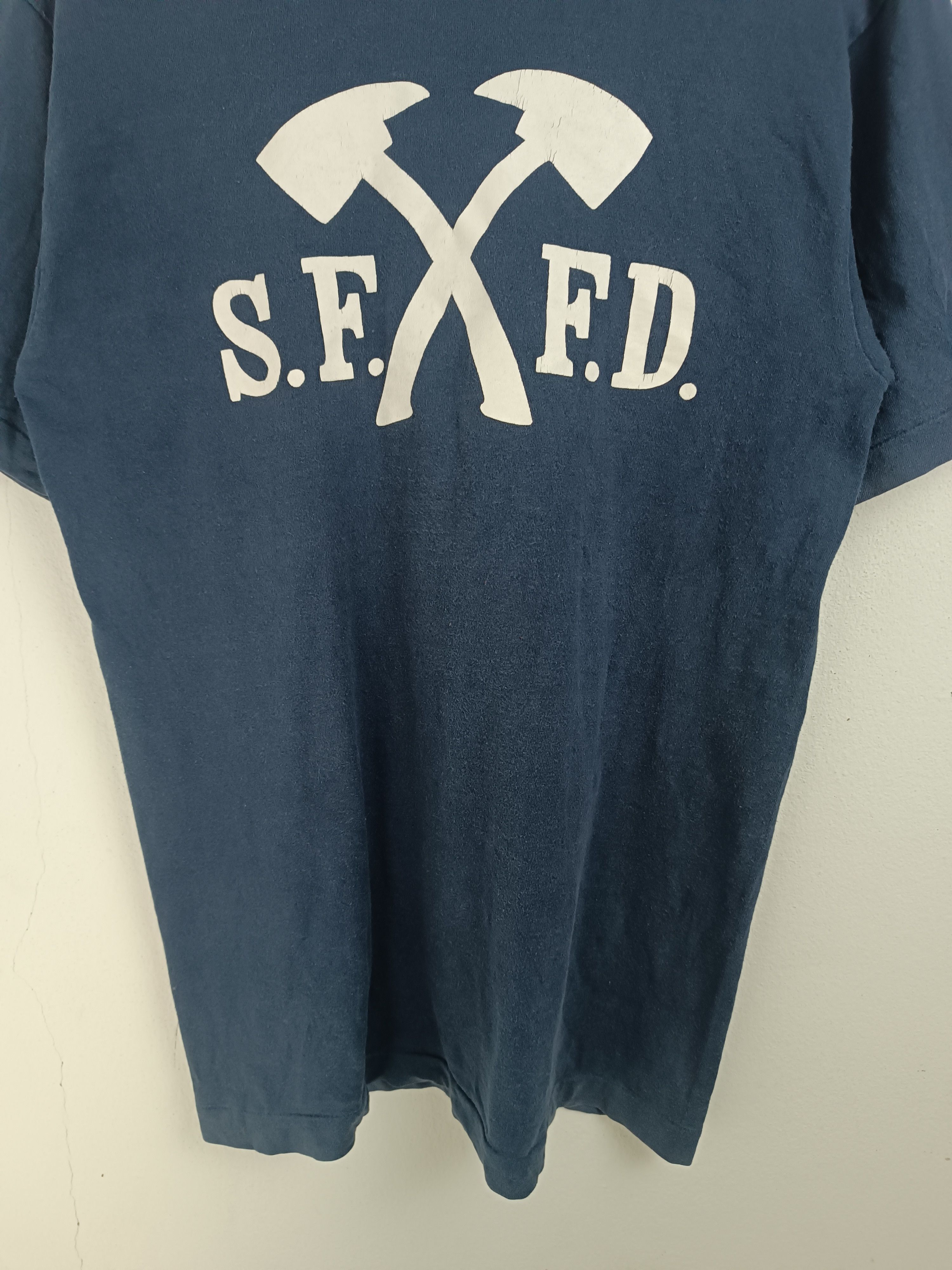 Vintage VINTAGE 90'S SAN FRANCISCO FIRE DEPT SFFD HXC PUNK VERY RARE Size US M / EU 48-50 / 2 - 11 Thumbnail