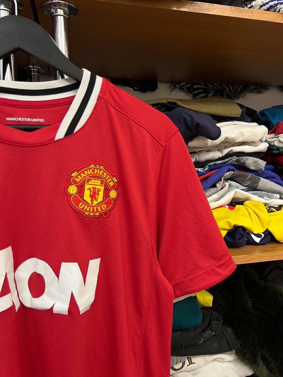 Nike Manchester United Nike soccer jersey aon red L Size US L / EU 52-54 / 3 - 3 Thumbnail